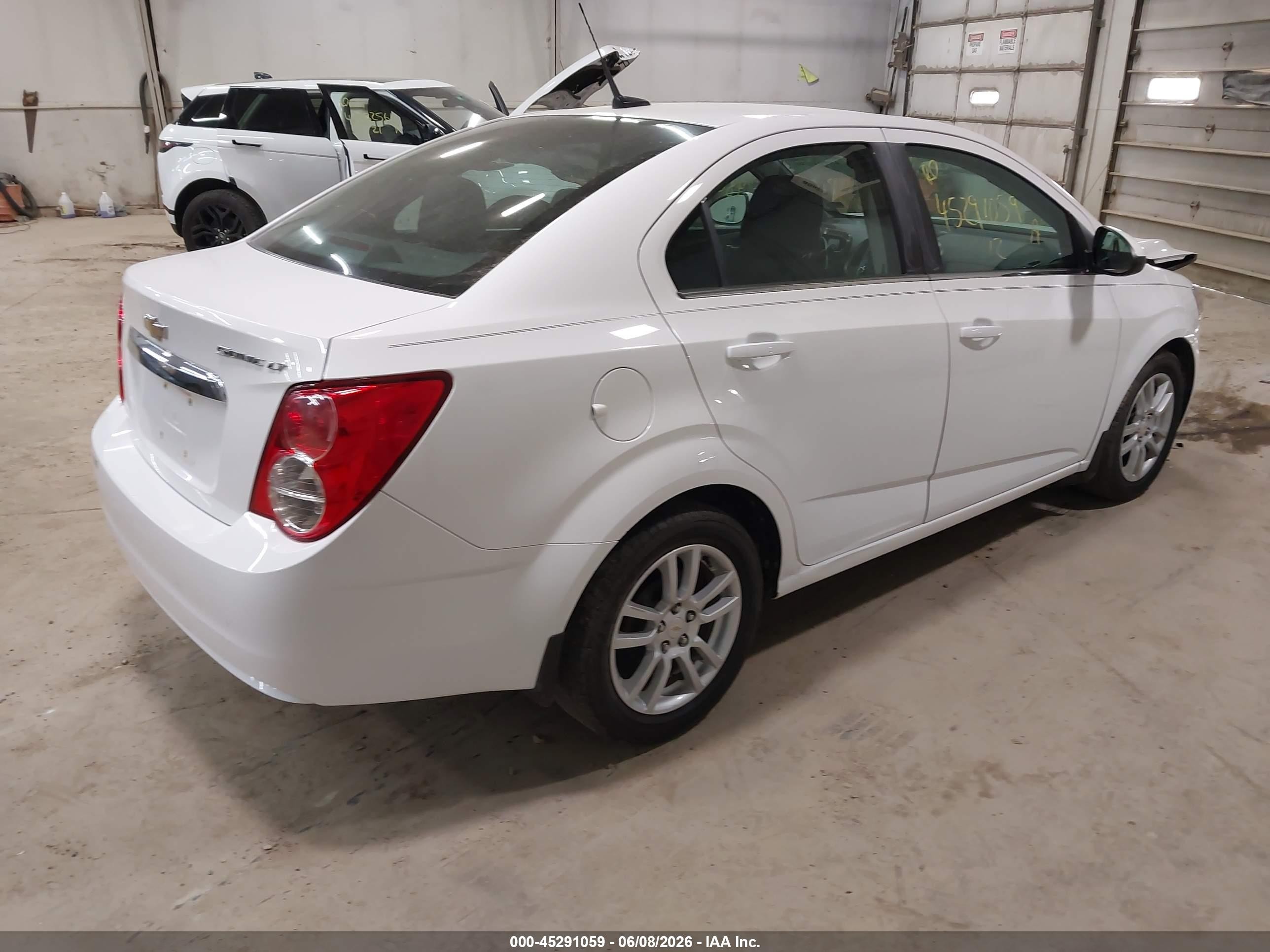 2012 Chevrolet Sonic 2lt White vin: 1G1JC5SH5C4136867