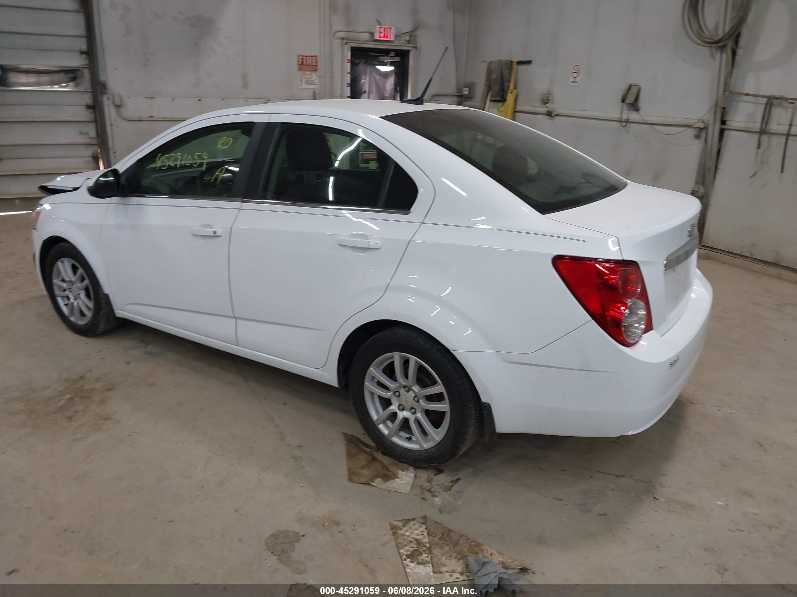 2012 Chevrolet Sonic 2lt White vin: 1G1JC5SH5C4136867