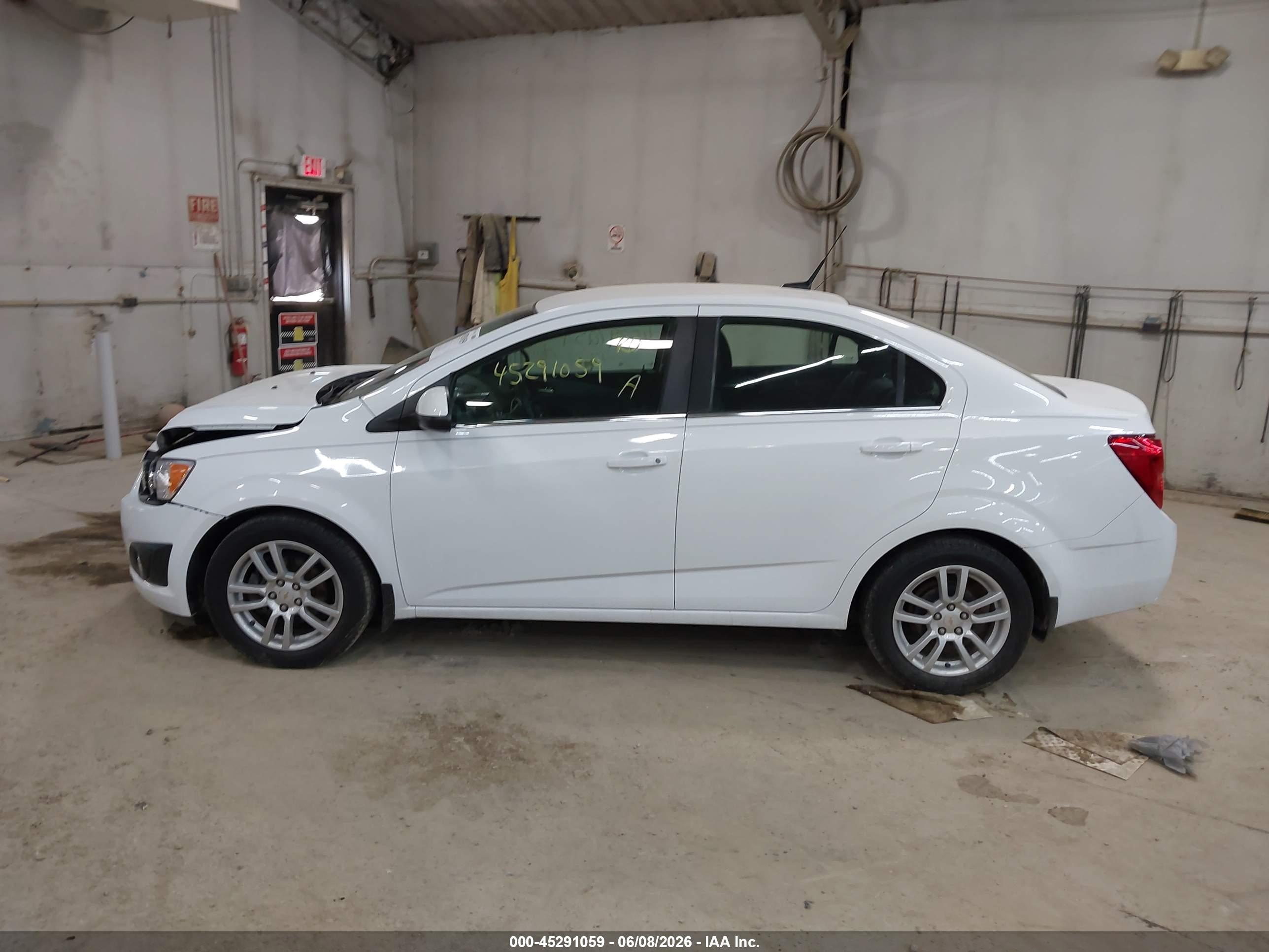 2012 Chevrolet Sonic 2lt White vin: 1G1JC5SH5C4136867