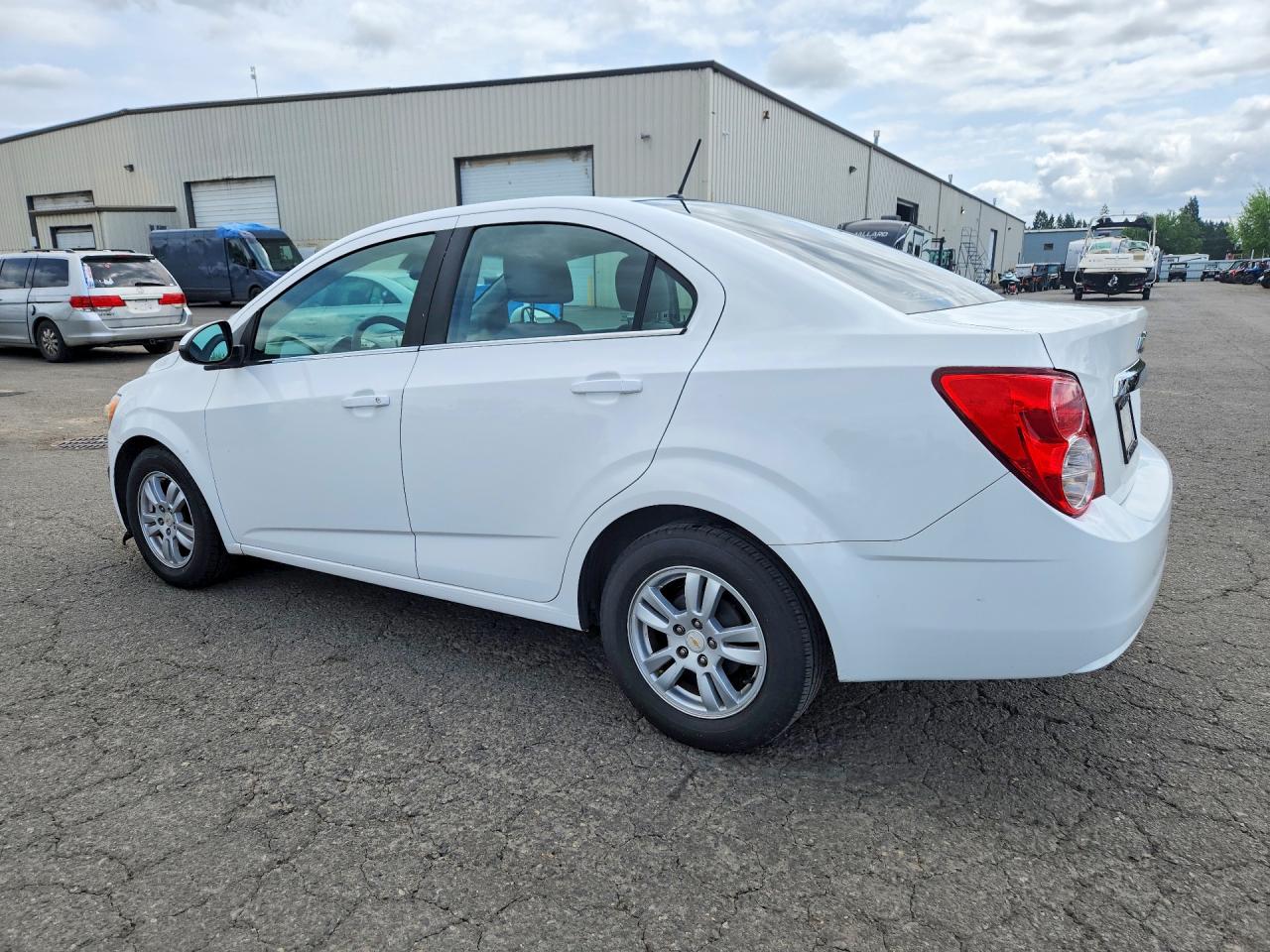 2012 Chevrolet Sonic Lt White vin: 1G1JC5SH5C4155046
