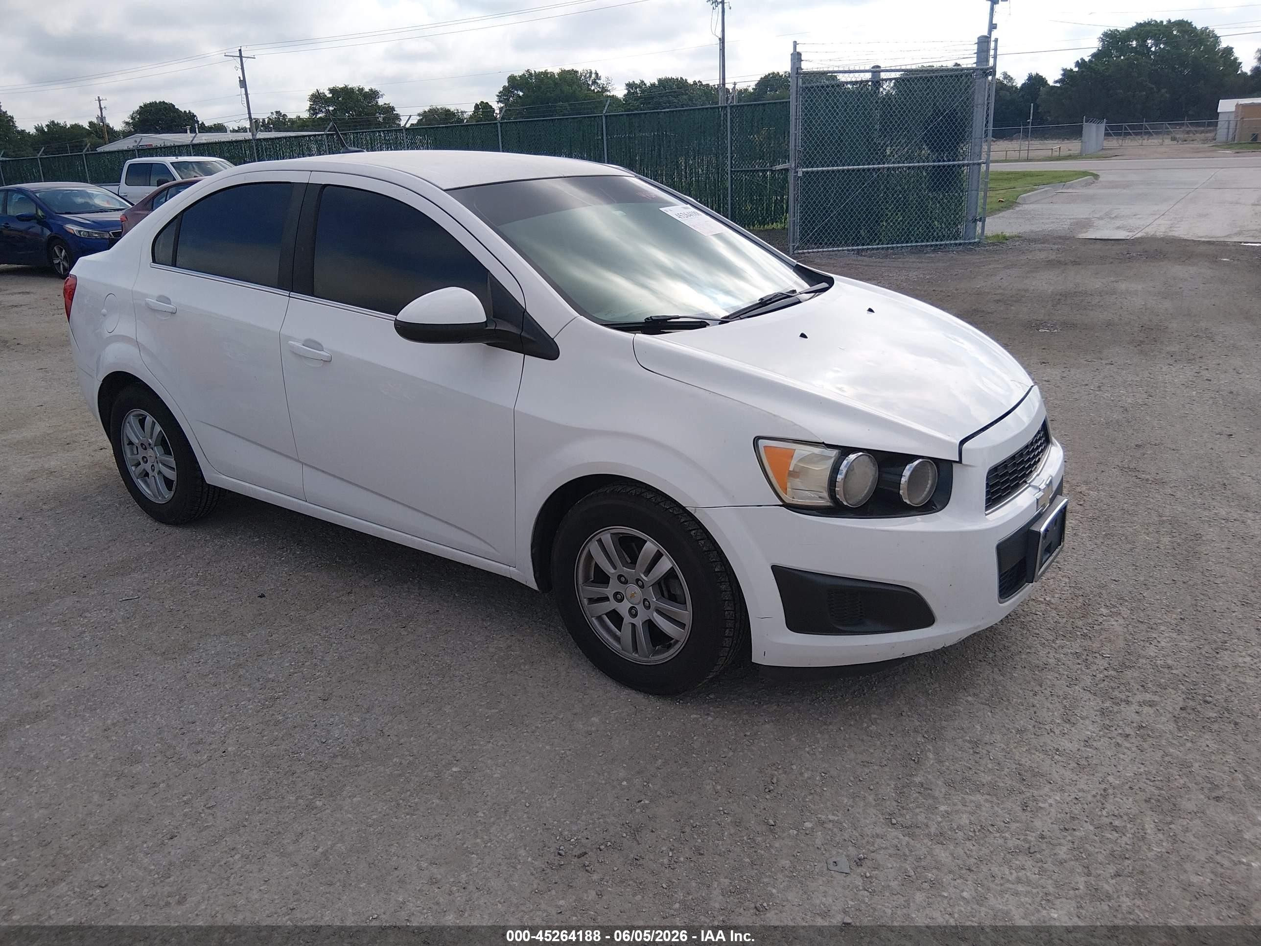 2012 Chevrolet Sonic 2lt White vin: 1G1JC5SH5C4155418