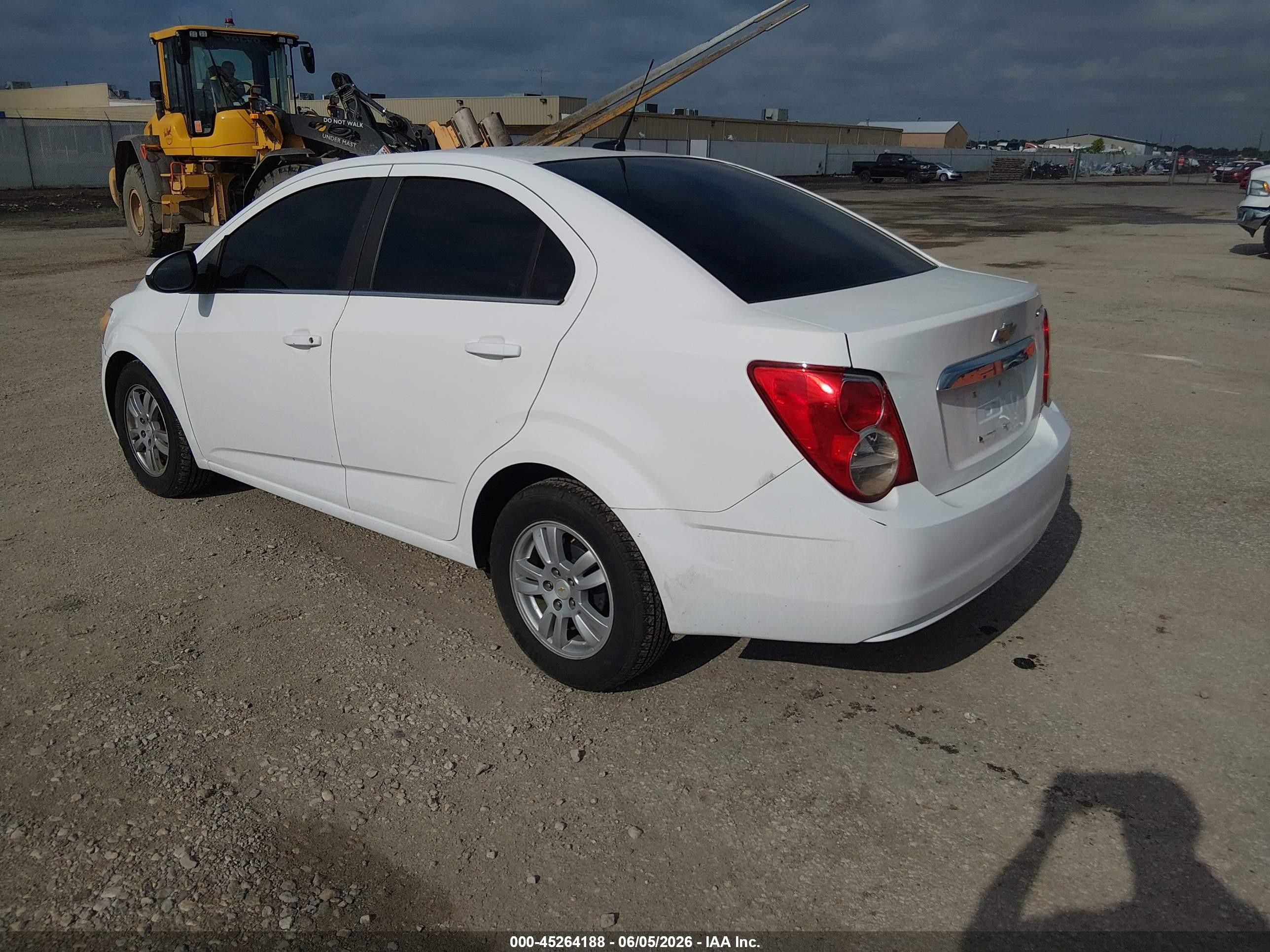 2012 Chevrolet Sonic 2lt White vin: 1G1JC5SH5C4155418