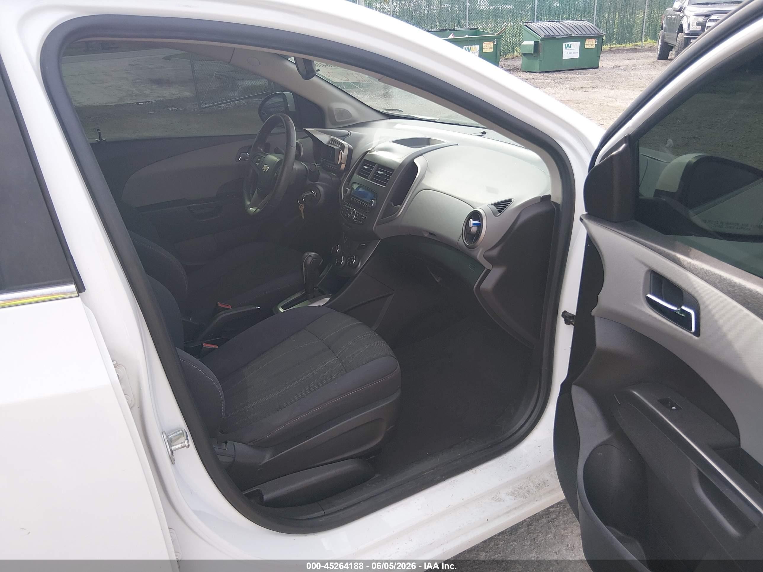 2012 Chevrolet Sonic 2lt White vin: 1G1JC5SH5C4155418