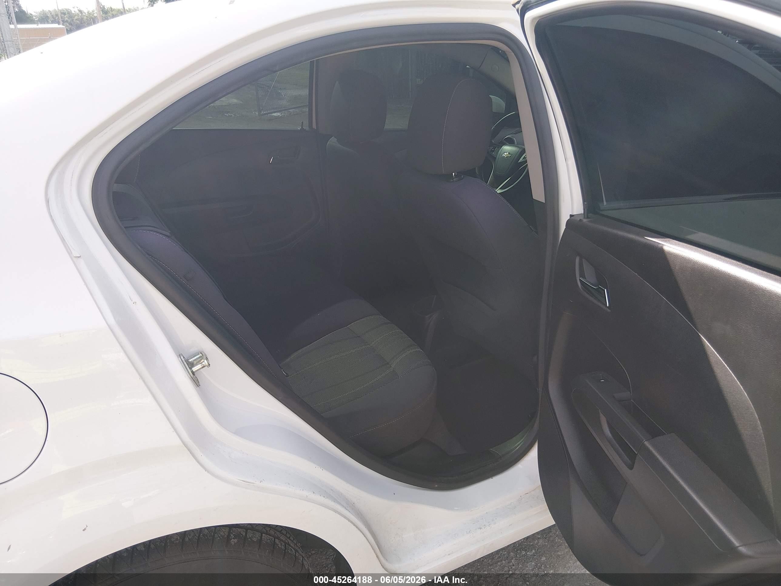 2012 Chevrolet Sonic 2lt White vin: 1G1JC5SH5C4155418