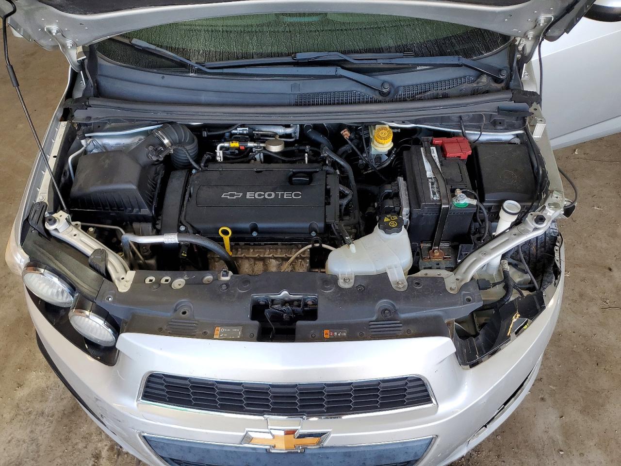 2012 Chevrolet Sonic Lt Серебряный vin: 1G1JC5SH5C4170534