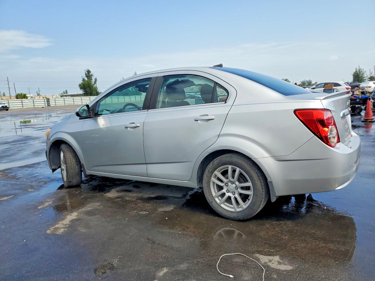 2013 Chevrolet Sonic Lt Silver vin: 1G1JC5SH5D4167859