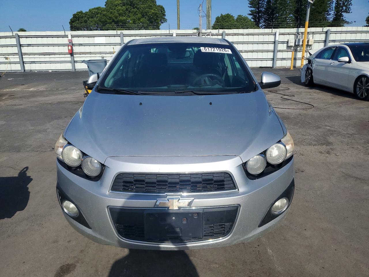 2013 Chevrolet Sonic Lt Silver vin: 1G1JC5SH5D4167859