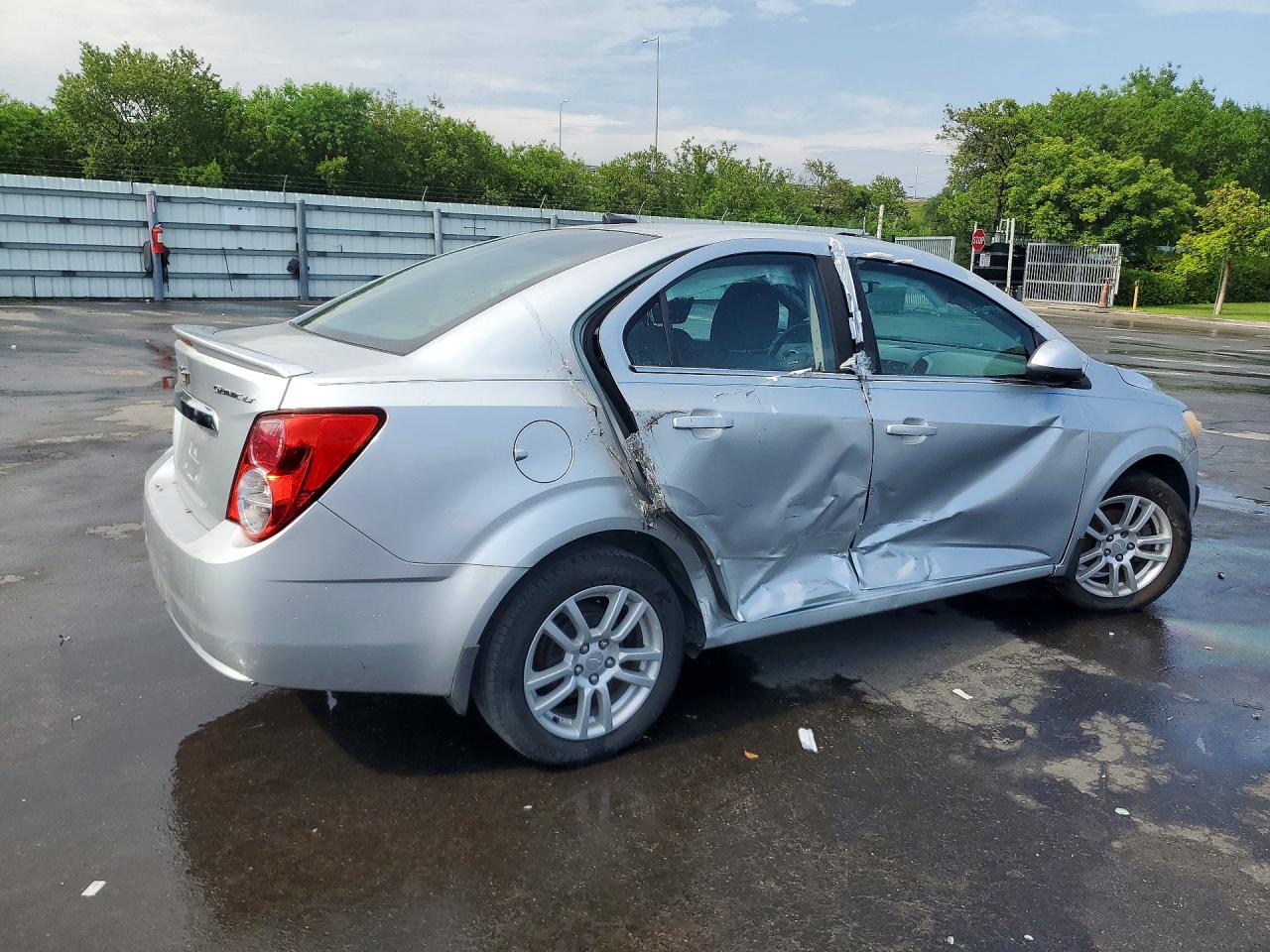 2013 Chevrolet Sonic Lt Silver vin: 1G1JC5SH5D4167859