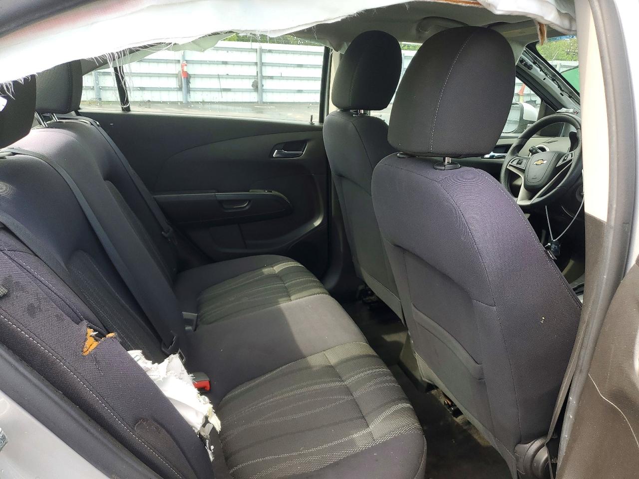 2013 Chevrolet Sonic Lt Silver vin: 1G1JC5SH5D4167859