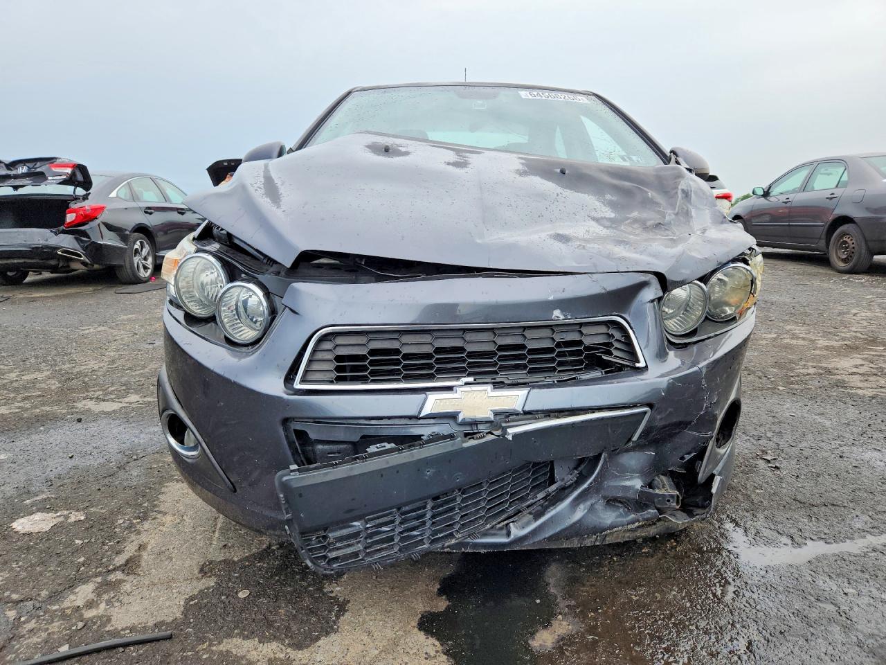 2013 Chevrolet Sonic Lt Gray vin: 1G1JC5SH5D4229518