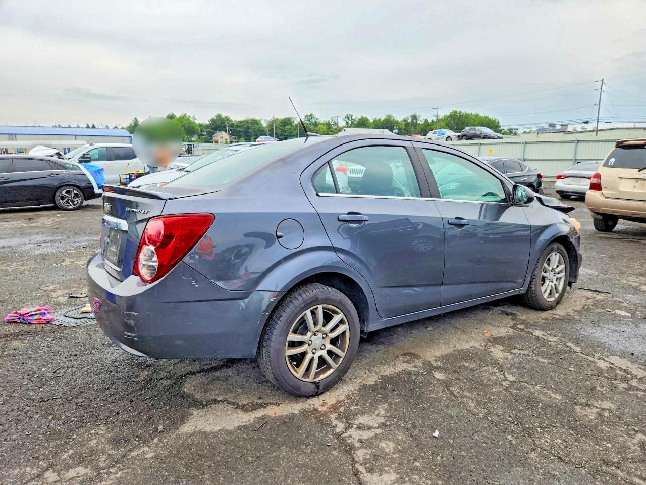 2013 Chevrolet Sonic Lt Gray vin: 1G1JC5SH5D4229518