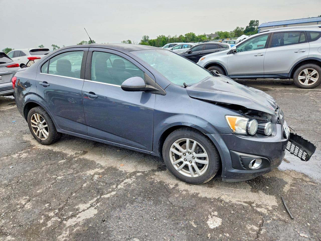 2013 Chevrolet Sonic Lt Gray vin: 1G1JC5SH5D4229518