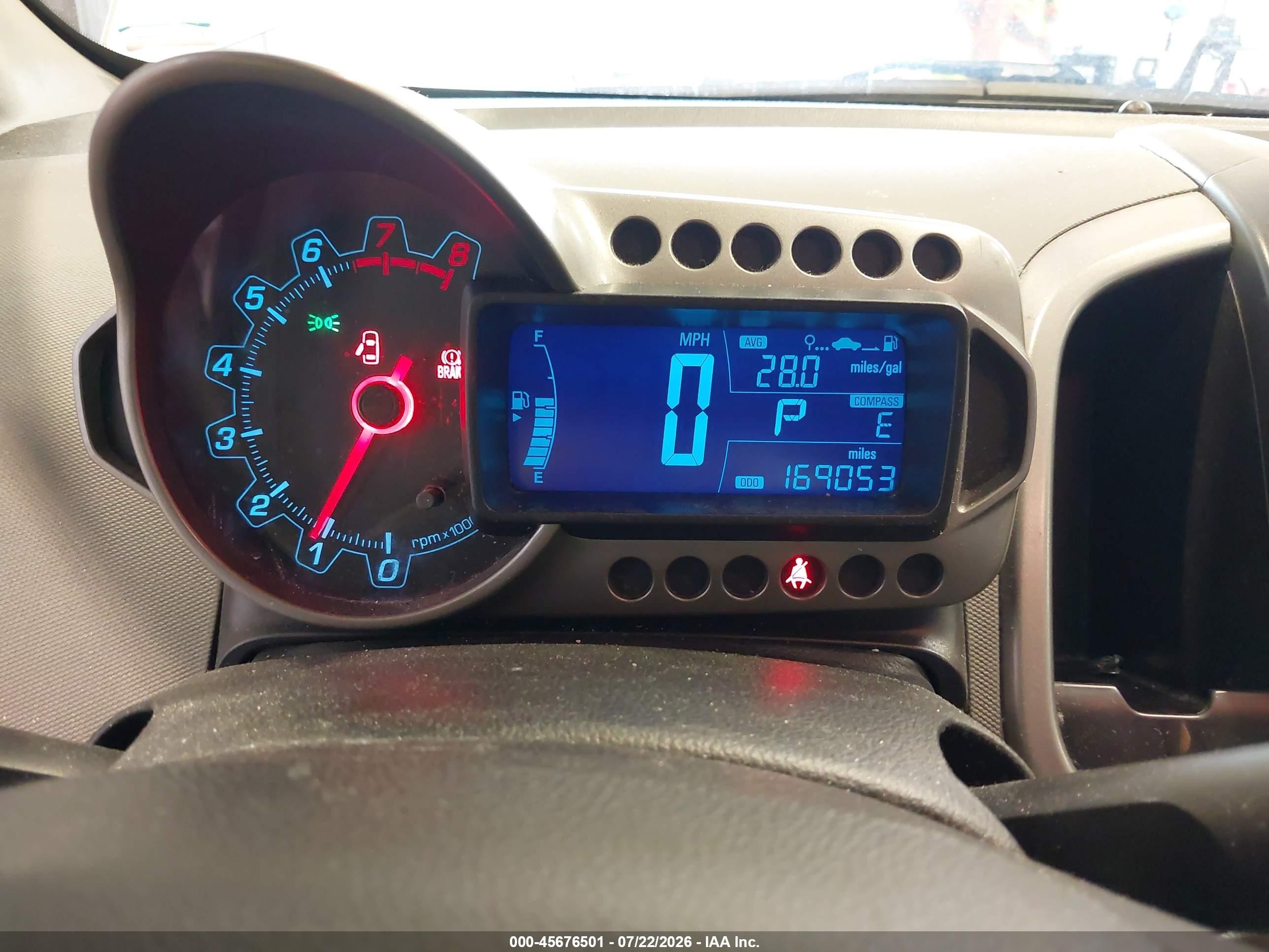 2014 Chevrolet Sonic Lt Auto Silver vin: 1G1JC5SH5E4101460