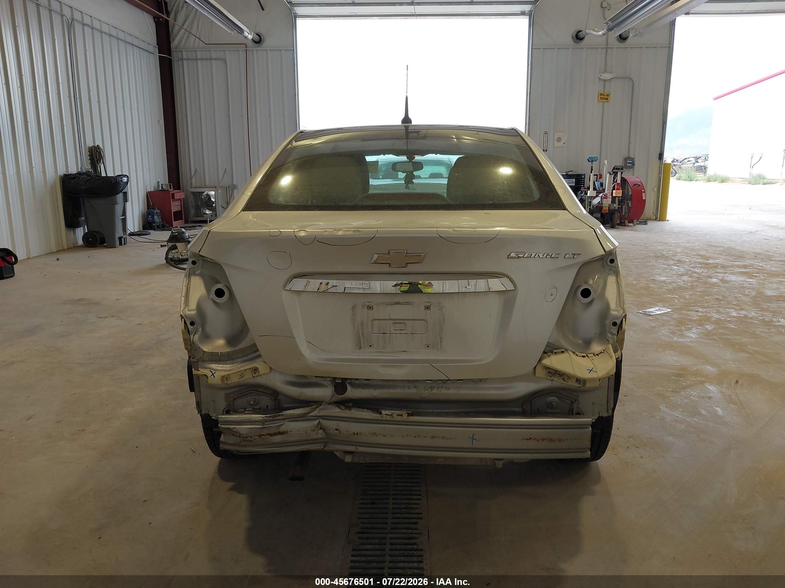 2014 Chevrolet Sonic Lt Auto Silver vin: 1G1JC5SH5E4101460