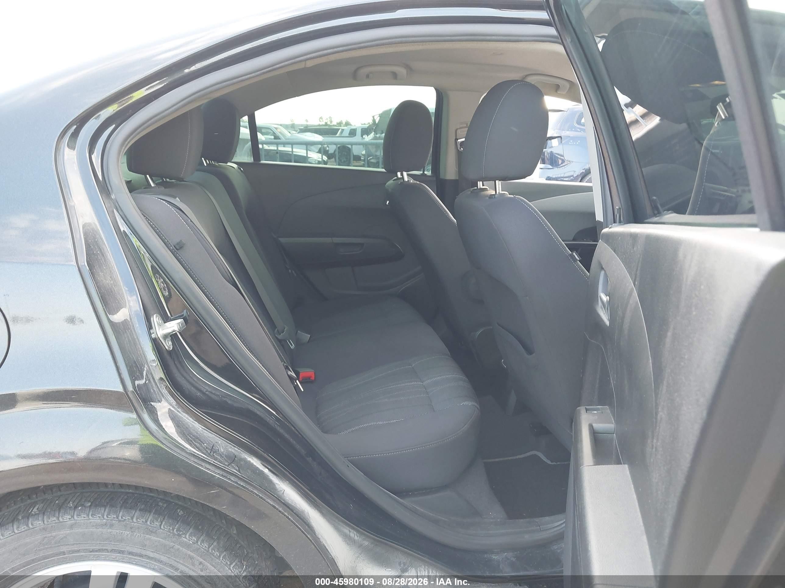2014 Chevrolet Sonic Lt Auto Black vin: 1G1JC5SH5E4137889