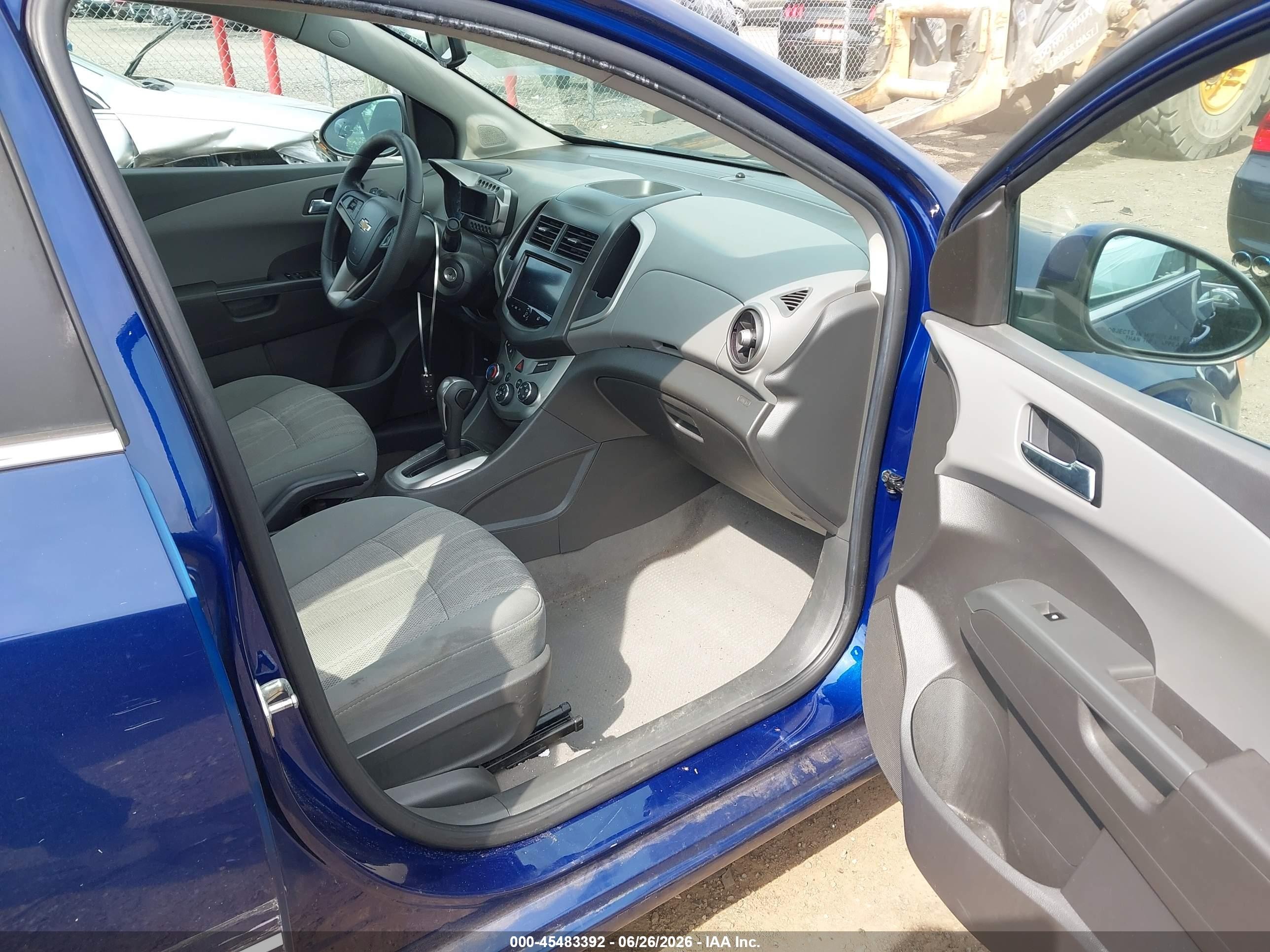 2014 Chevrolet Sonic Lt Auto Navy vin: 1G1JC5SH5E4138704