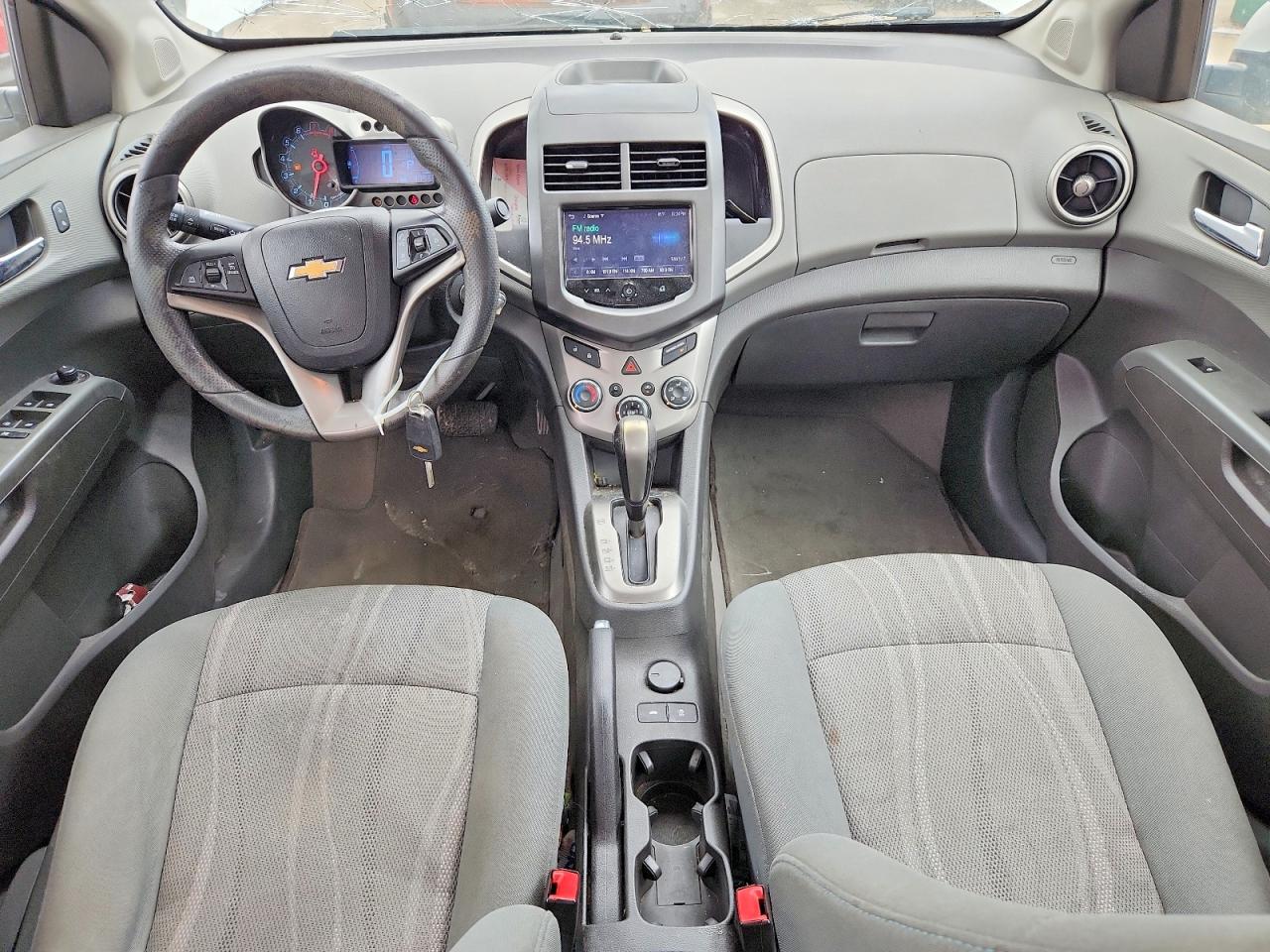2014 Chevrolet Sonic Lt White vin: 1G1JC5SH5E4208718