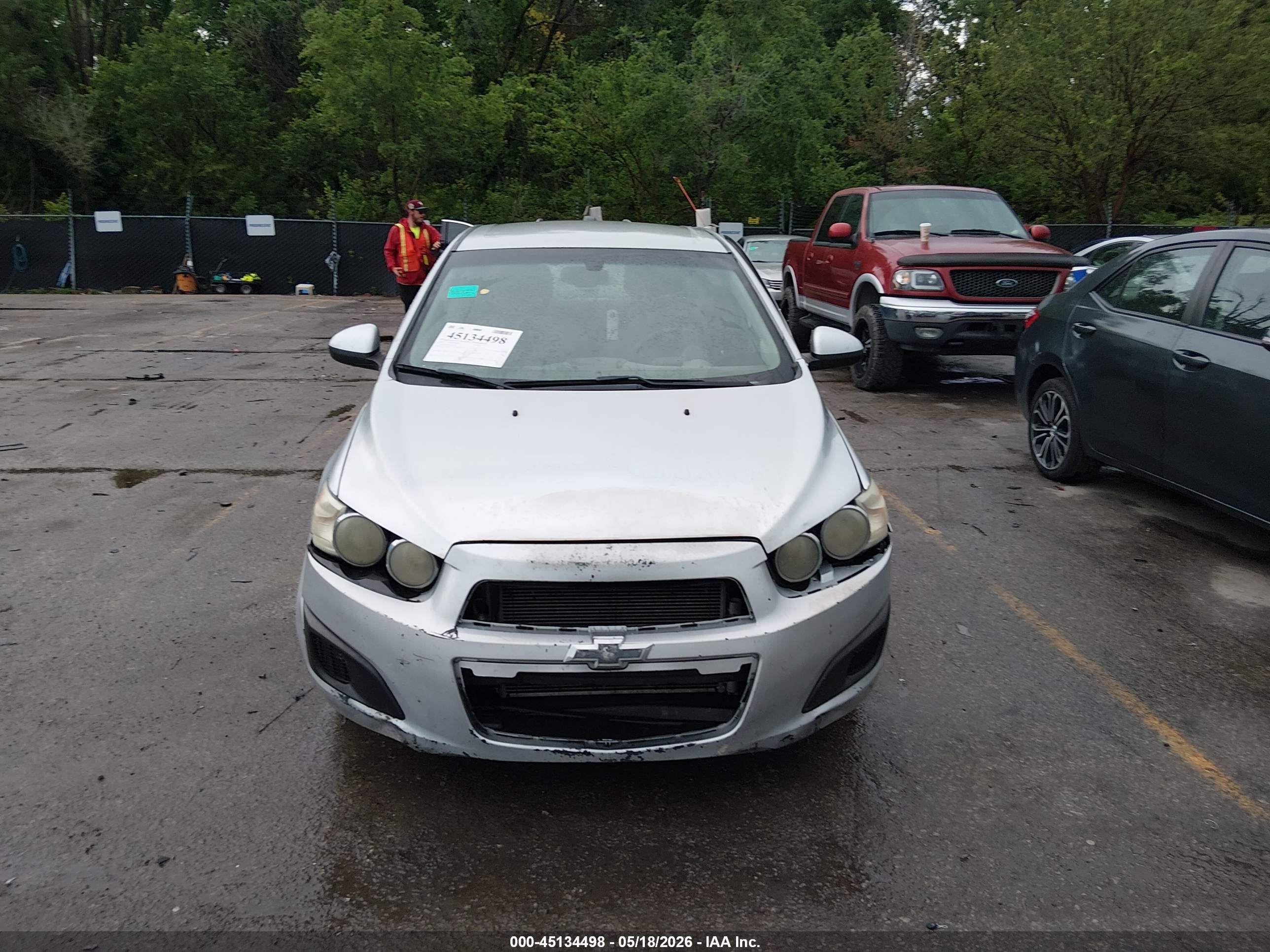 2015 Chevrolet Sonic Lt Auto Серебряный vin: 1G1JC5SH5F4119183