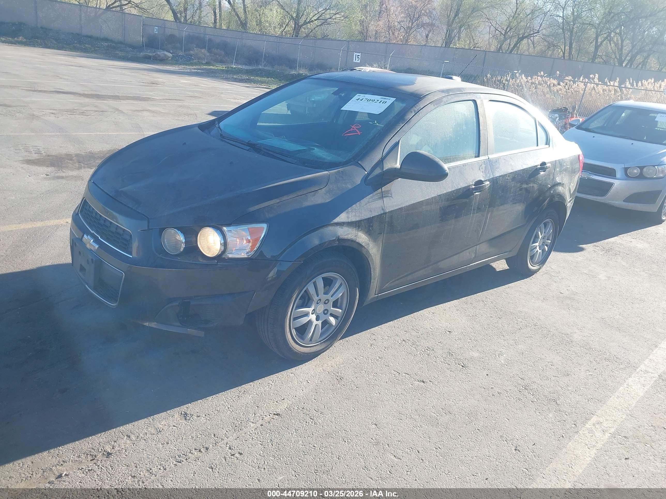 2015 Chevrolet Sonic Lt Auto Blue vin: 1G1JC5SH5F4130927