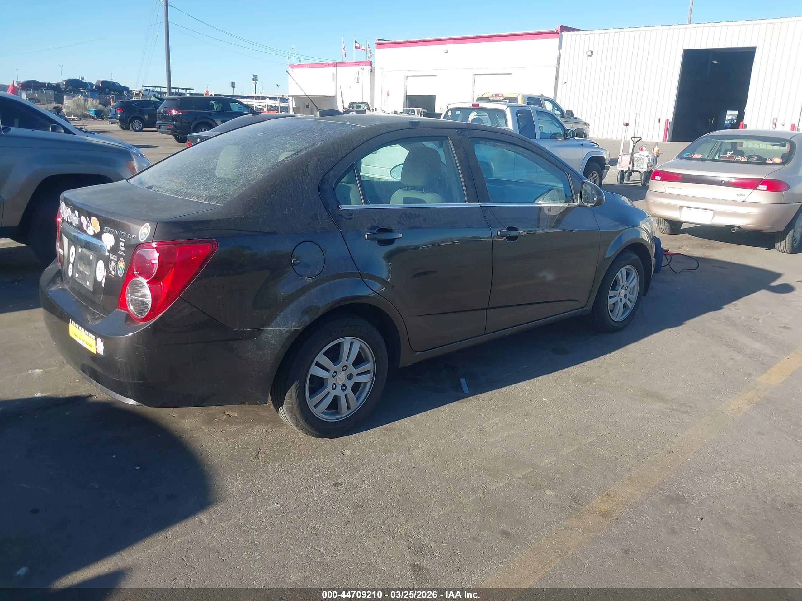 2015 Chevrolet Sonic Lt Auto Blue vin: 1G1JC5SH5F4130927