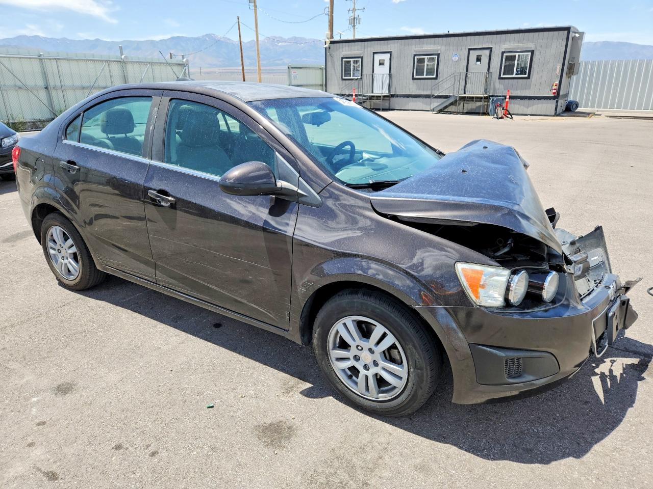 2015 Chevrolet Sonic Lt Gray vin: 1G1JC5SH5F4130927