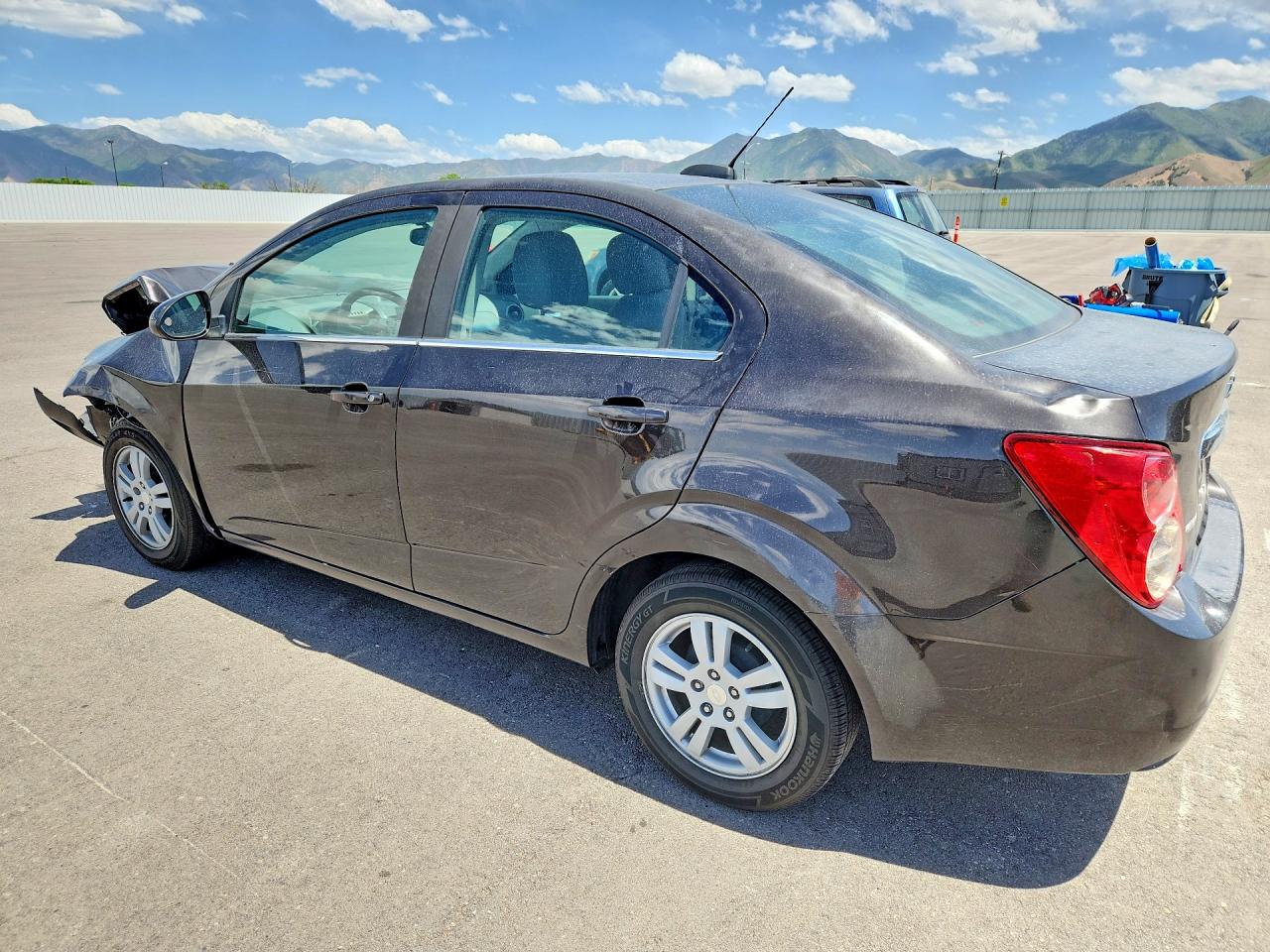 2015 Chevrolet Sonic Lt Gray vin: 1G1JC5SH5F4130927