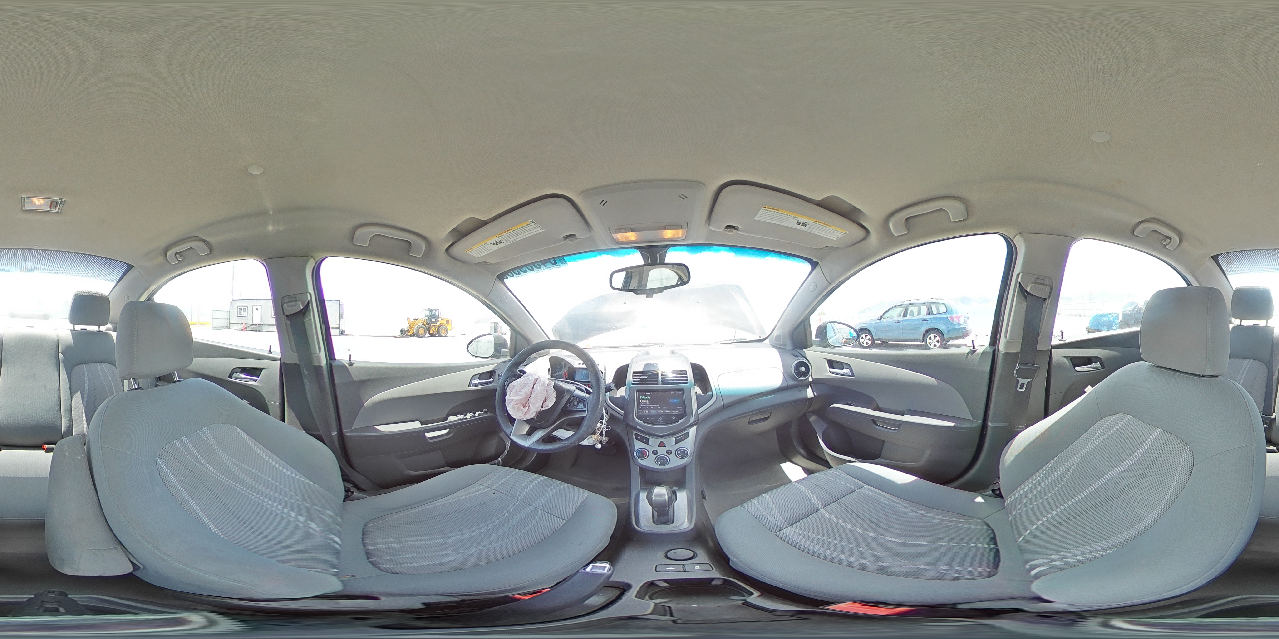 2015 Chevrolet Sonic Lt Gray vin: 1G1JC5SH5F4130927