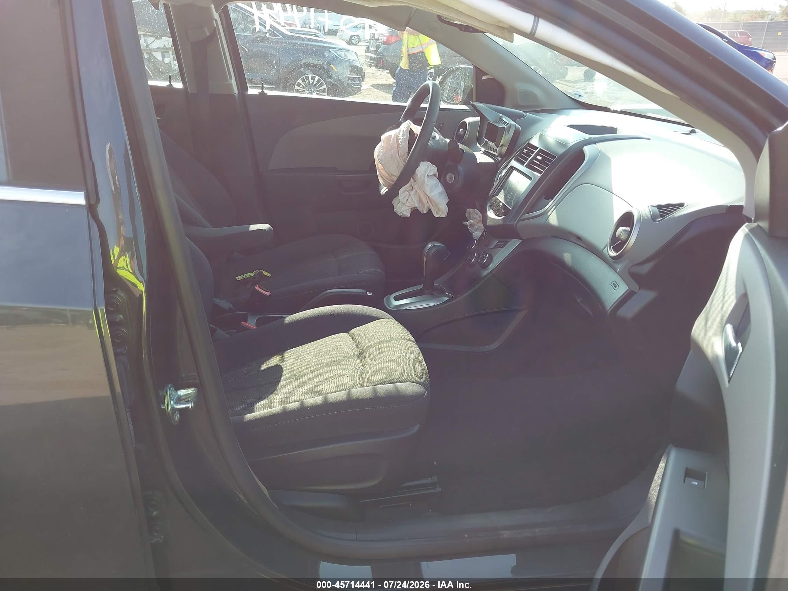 2015 Chevrolet Sonic Lt Auto Gray vin: 1G1JC5SH5F4178041