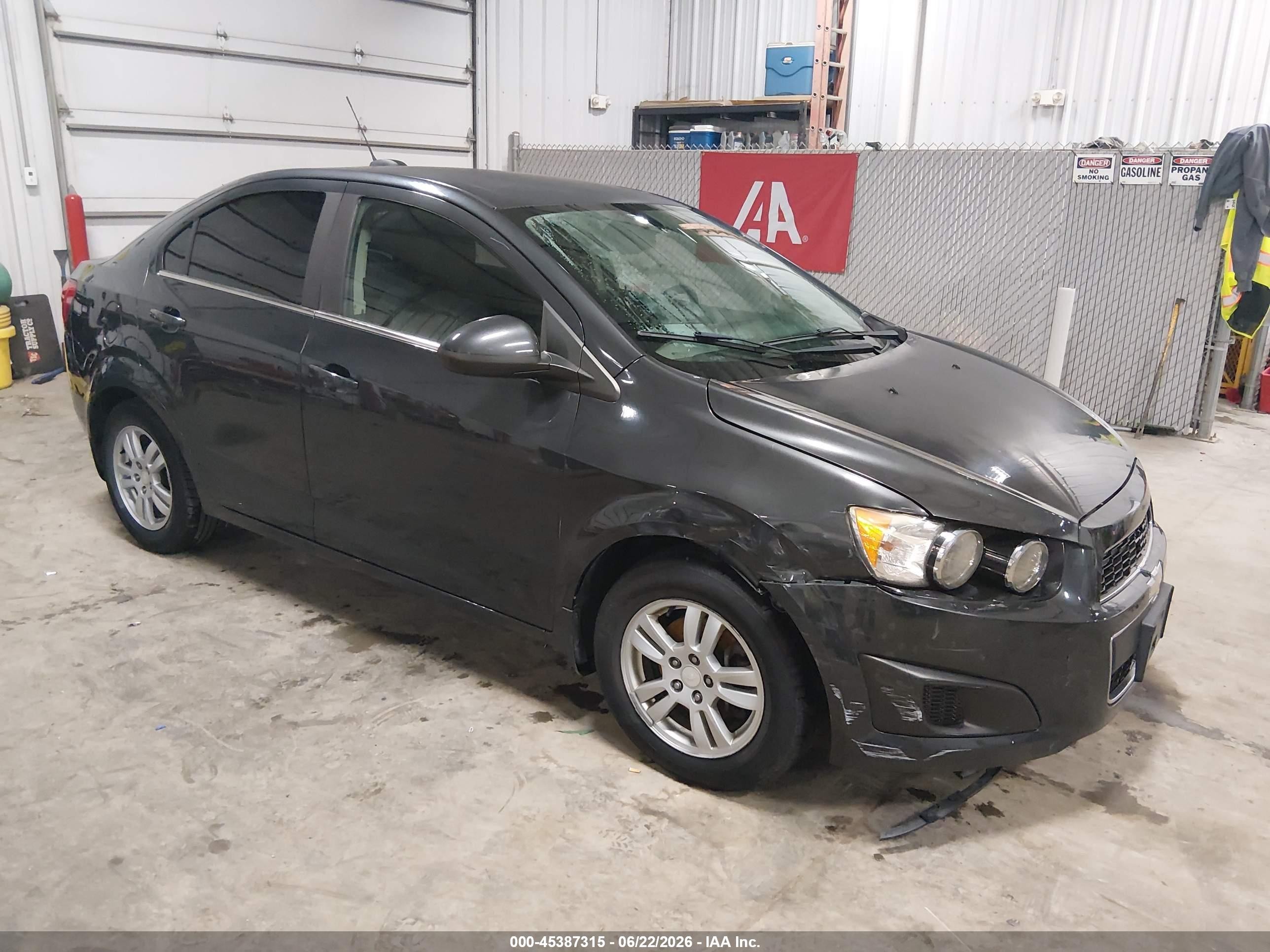 2015 Chevrolet Sonic Lt Auto Gray vin: 1G1JC5SH5F4184955