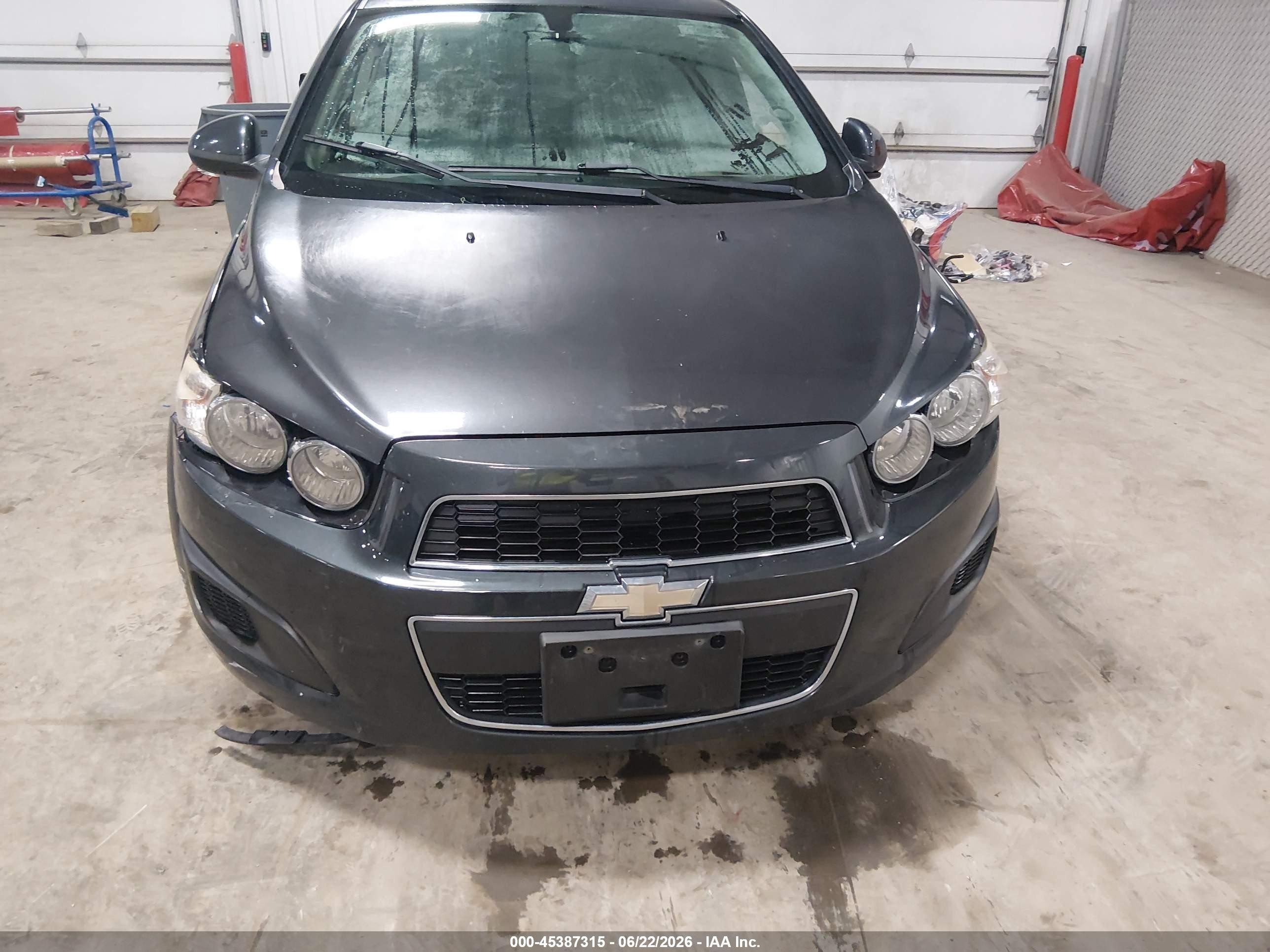 2015 Chevrolet Sonic Lt Auto Gray vin: 1G1JC5SH5F4184955