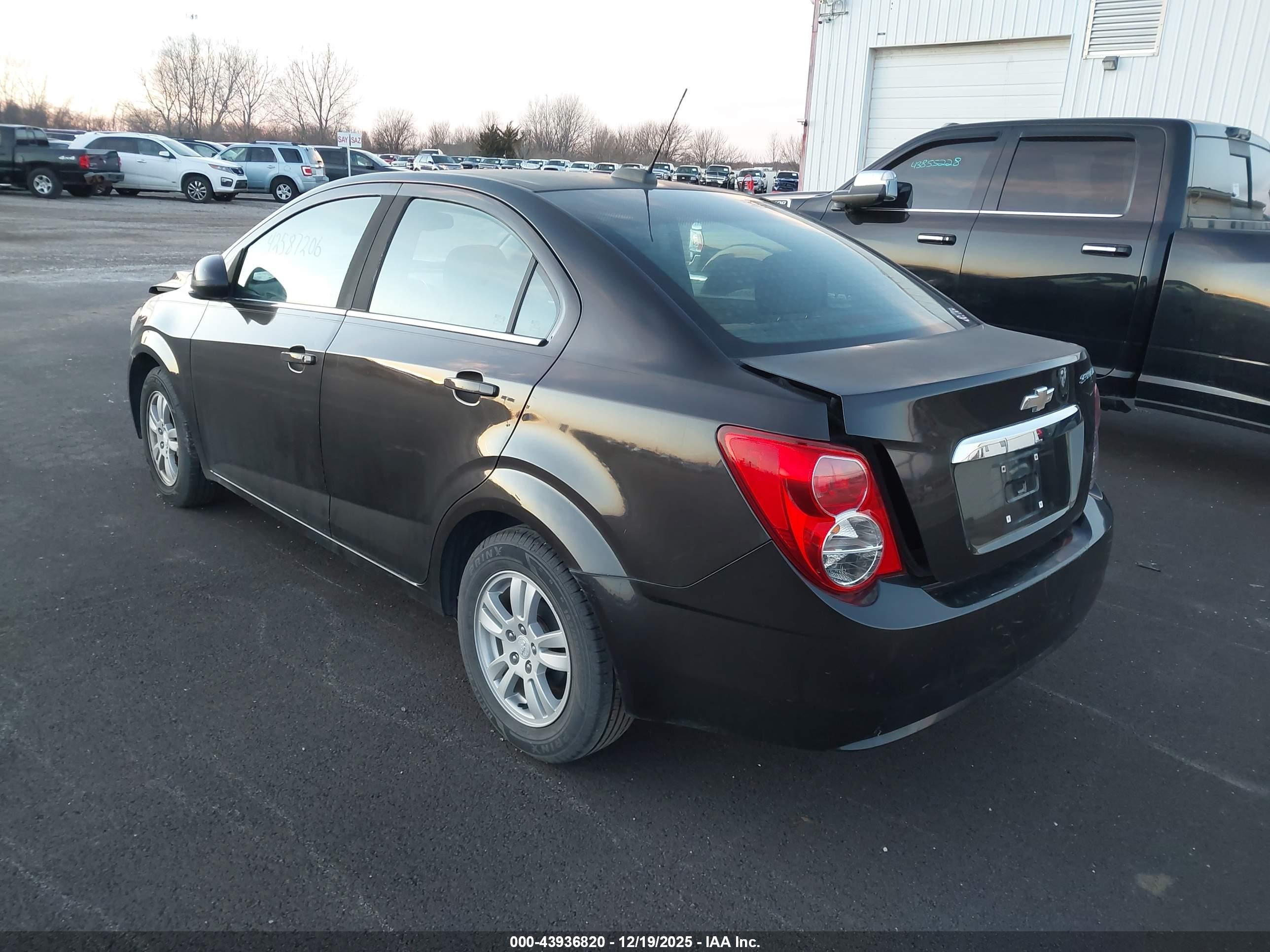 2015 Chevrolet Sonic Lt Auto Black vin: 1G1JC5SH5F4190108