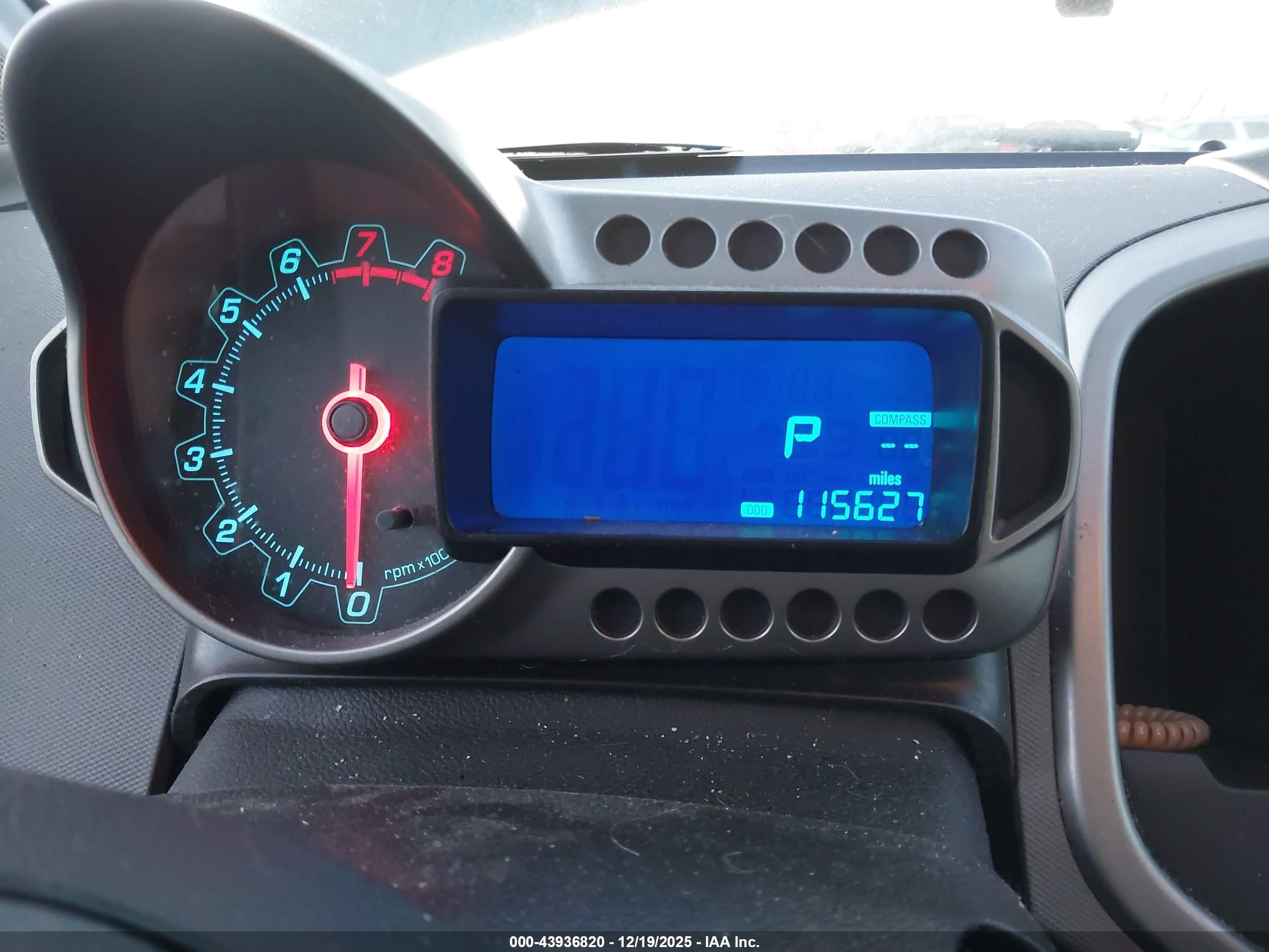 2015 Chevrolet Sonic Lt Auto Black vin: 1G1JC5SH5F4190108