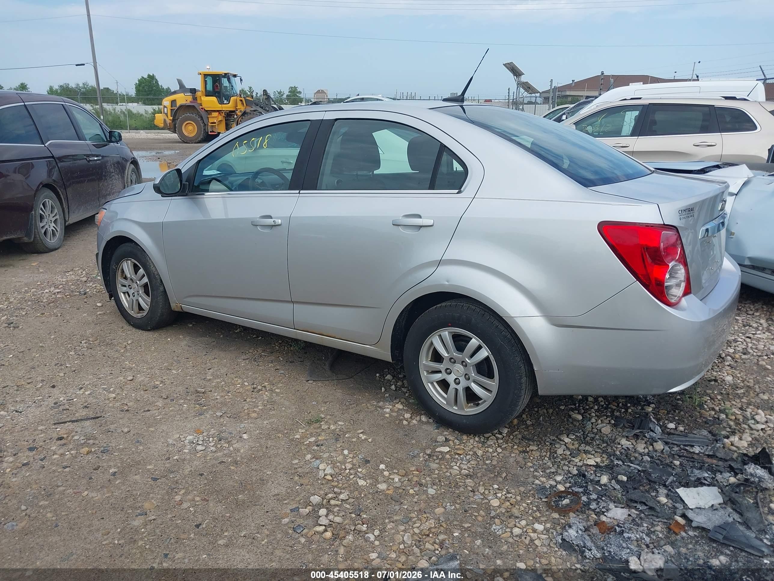 2012 Chevrolet Sonic 2lt Gray vin: 1G1JC5SH6C4106759