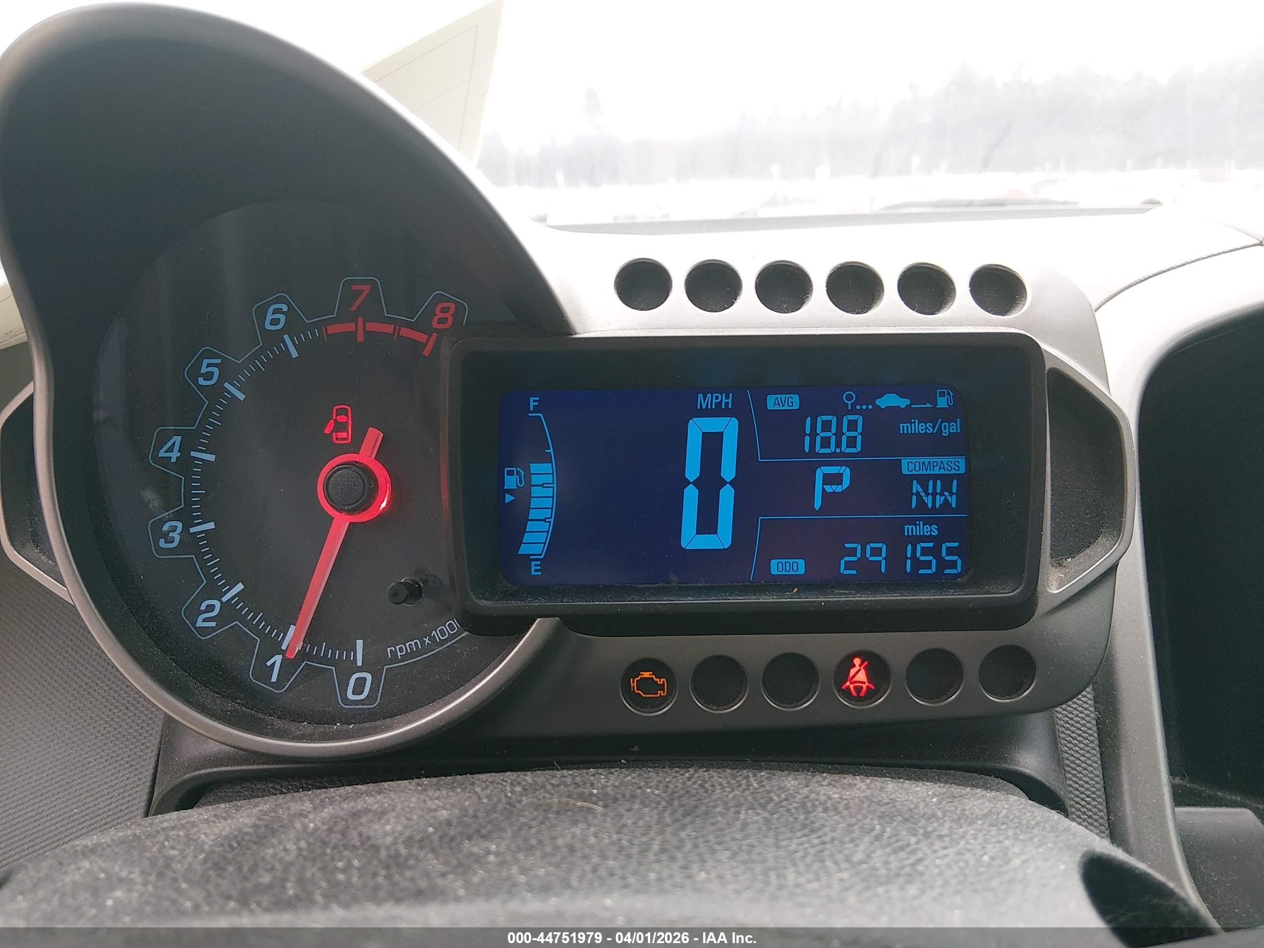 2012 Chevrolet Sonic 2lt Black vin: 1G1JC5SH6C4166458