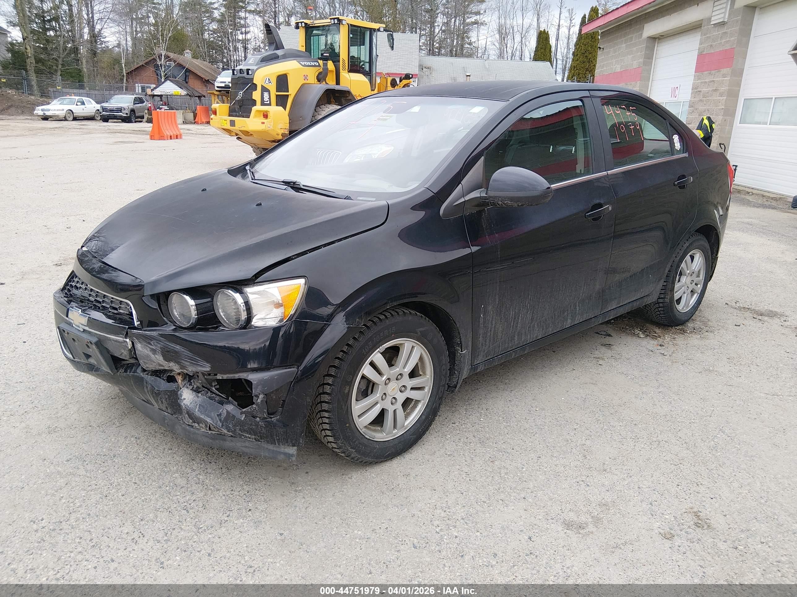 2012 Chevrolet Sonic 2lt Black vin: 1G1JC5SH6C4166458