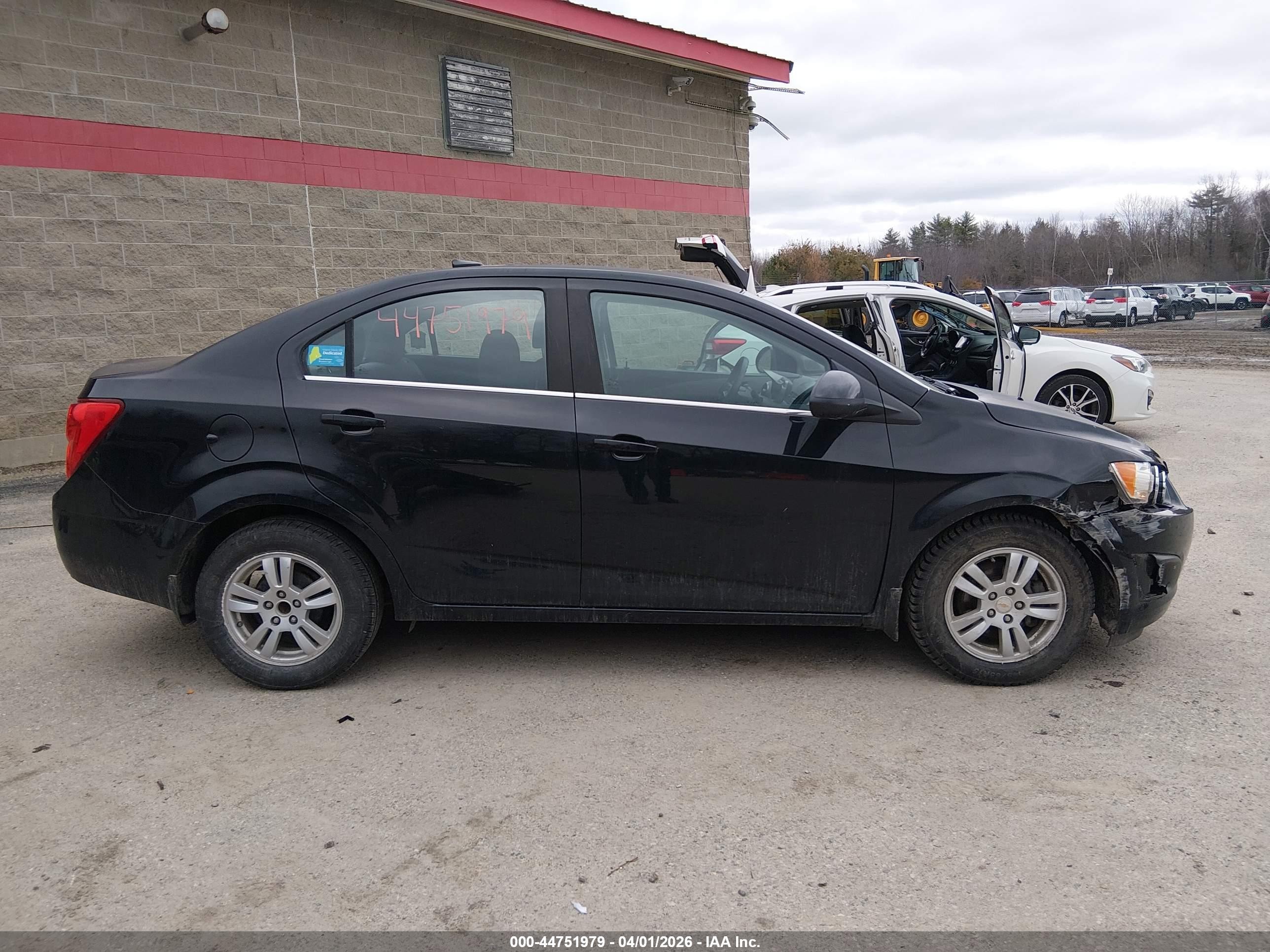2012 Chevrolet Sonic 2lt Black vin: 1G1JC5SH6C4166458