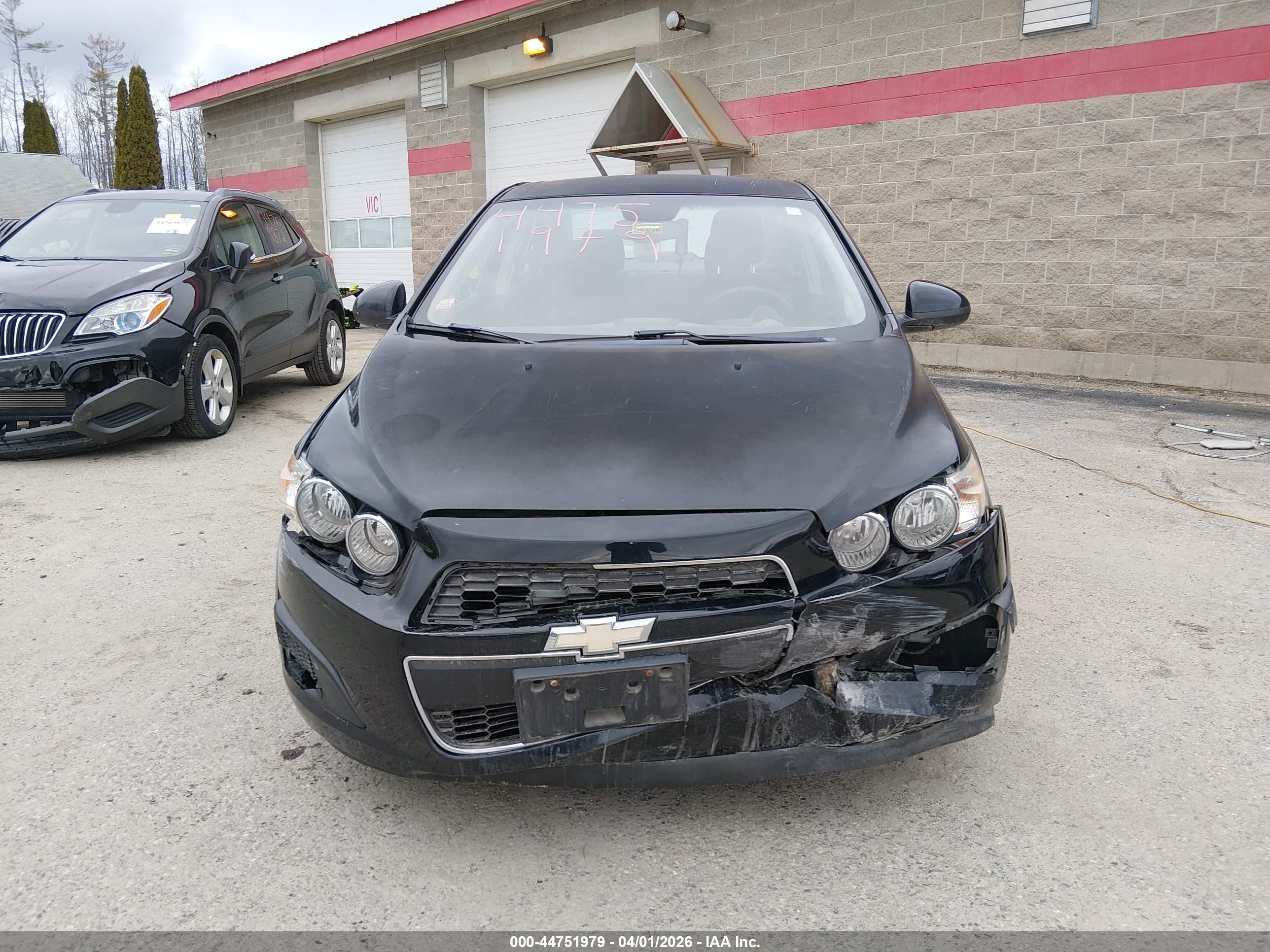 2012 Chevrolet Sonic 2lt Black vin: 1G1JC5SH6C4166458