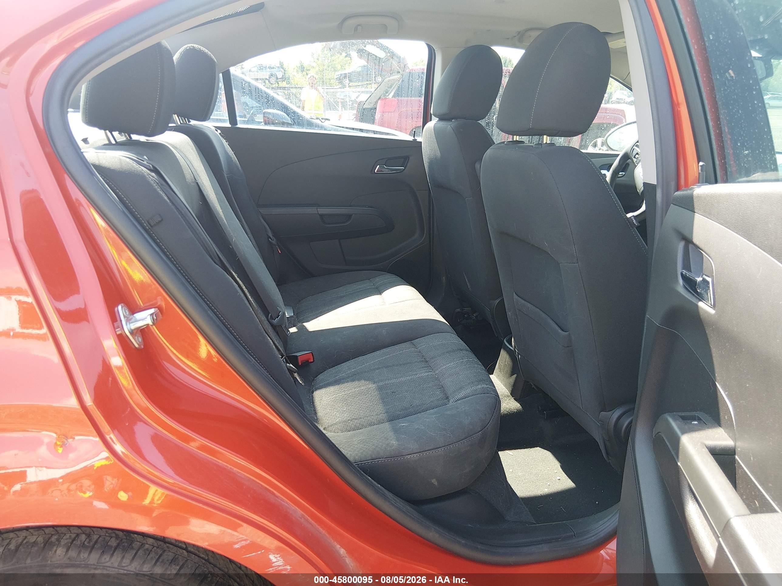 2013 Chevrolet Sonic Lt Auto Red vin: 1G1JC5SH6D4179177