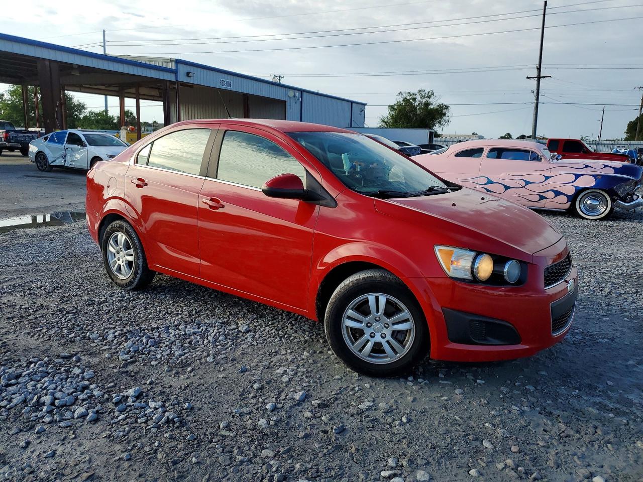 2013 Chevrolet Sonic Lt Красный vin: 1G1JC5SH6D4197999