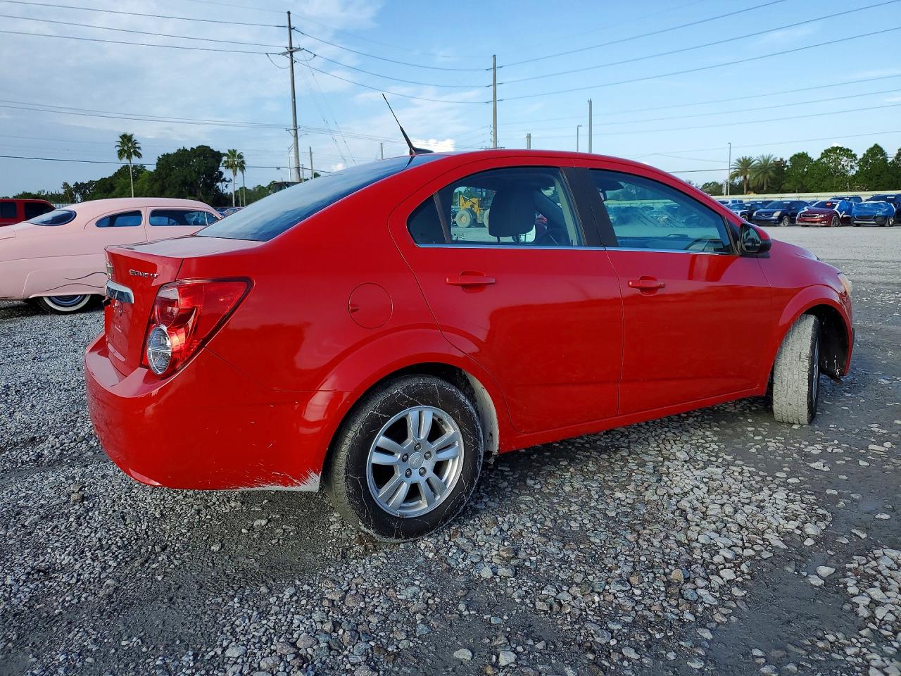 2013 Chevrolet Sonic Lt Красный vin: 1G1JC5SH6D4197999