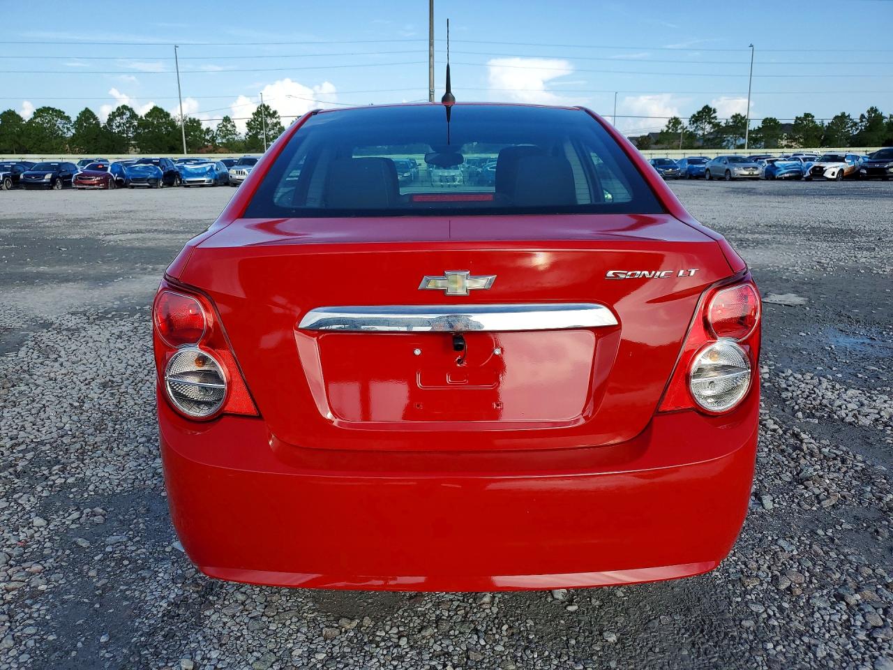 2013 Chevrolet Sonic Lt Красный vin: 1G1JC5SH6D4197999