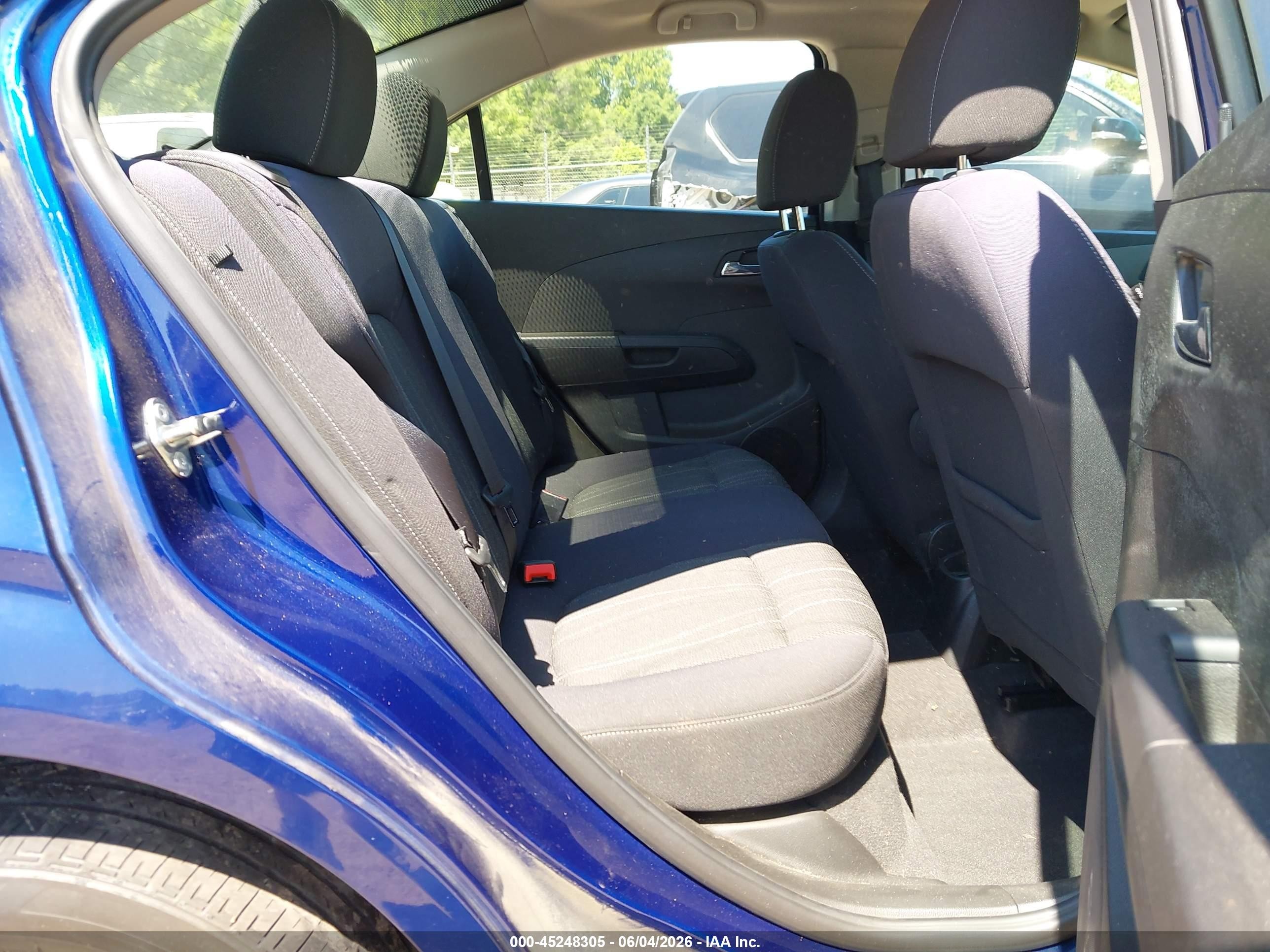 2013 Chevrolet Sonic Lt Auto Blue vin: 1G1JC5SH6D4202148