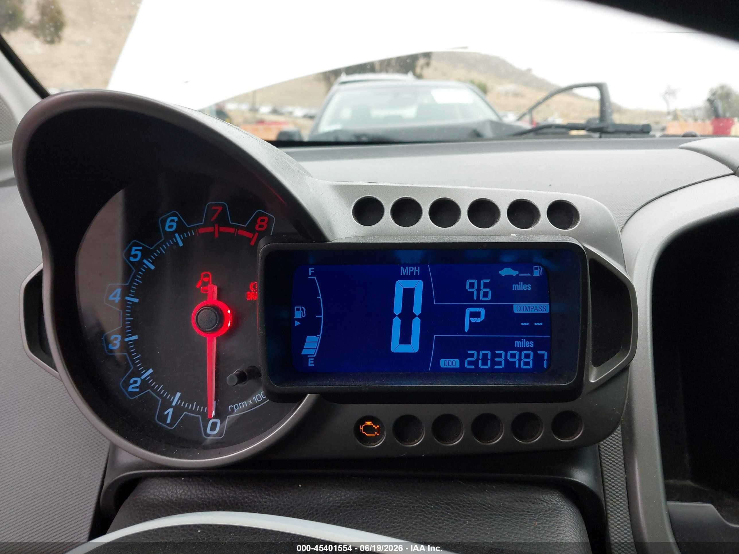 2013 Chevrolet Sonic Lt Auto Белый vin: 1G1JC5SH6D4220472