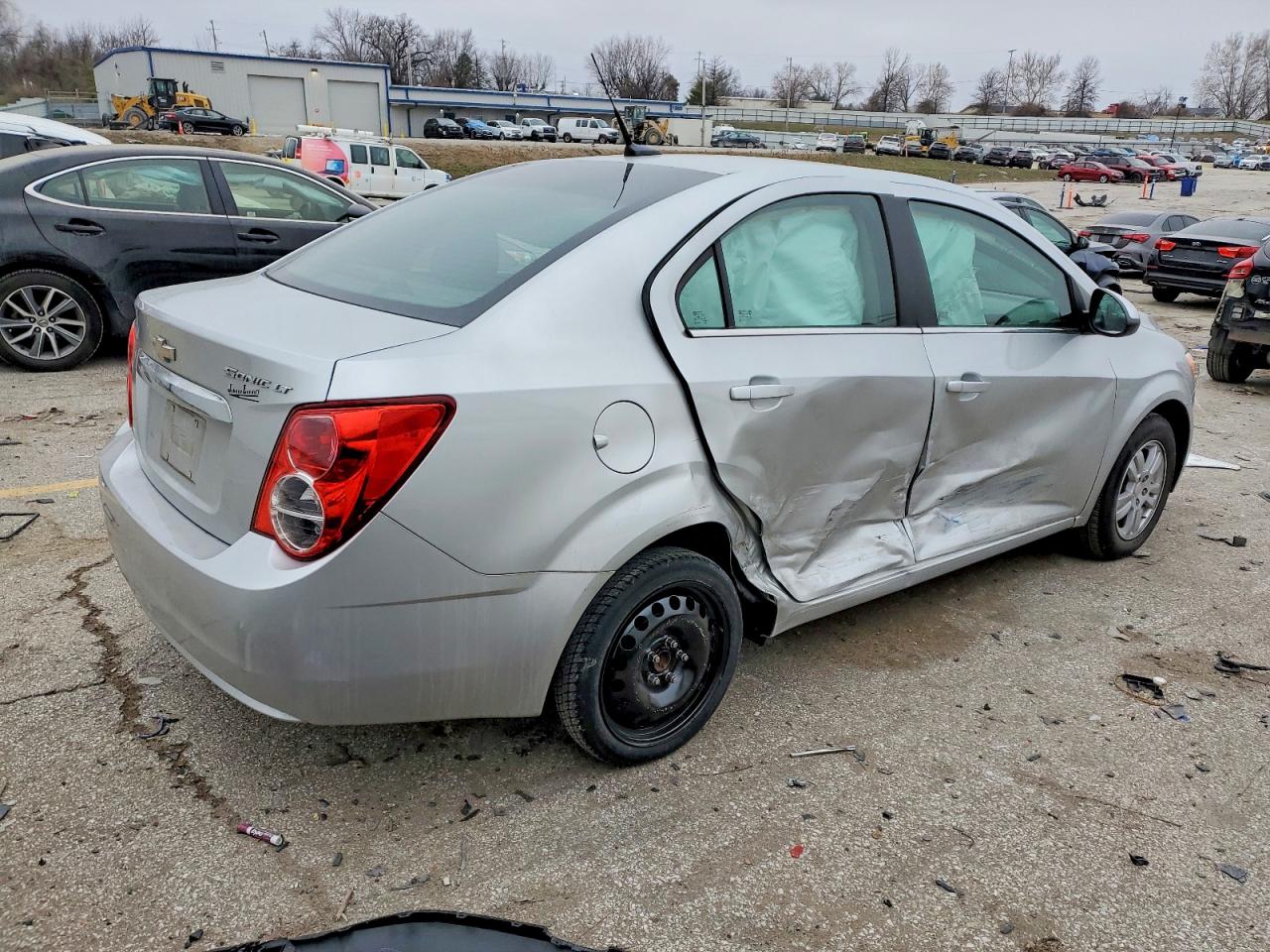 2013 Chevrolet Sonic Lt Серебряный vin: 1G1JC5SH6D4221363