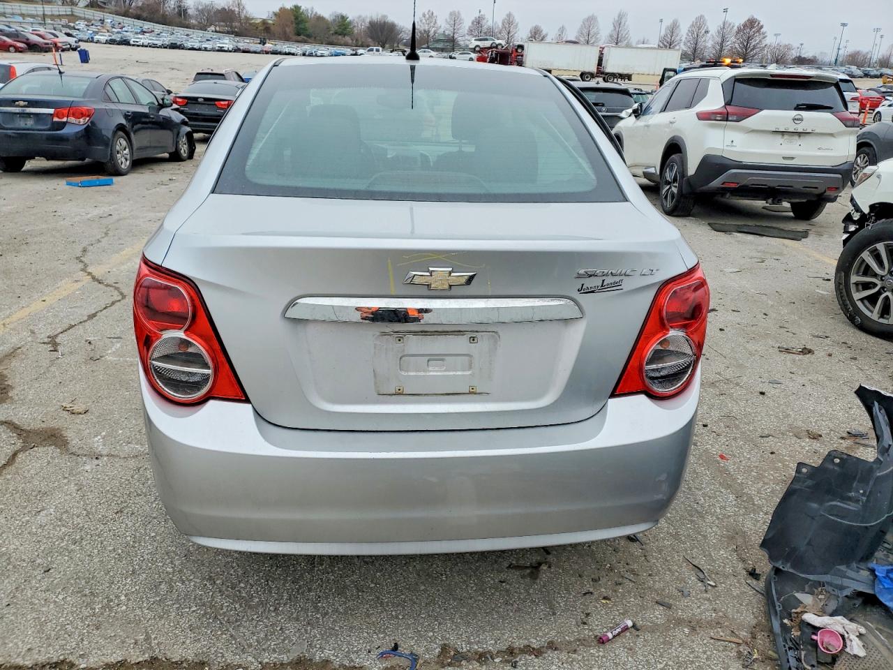 2013 Chevrolet Sonic Lt Серебряный vin: 1G1JC5SH6D4221363