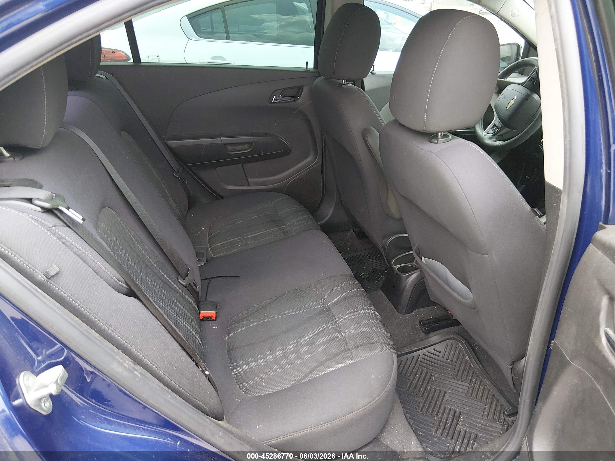 2013 Chevrolet Sonic Lt Auto Blue vin: 1G1JC5SH6D4242620