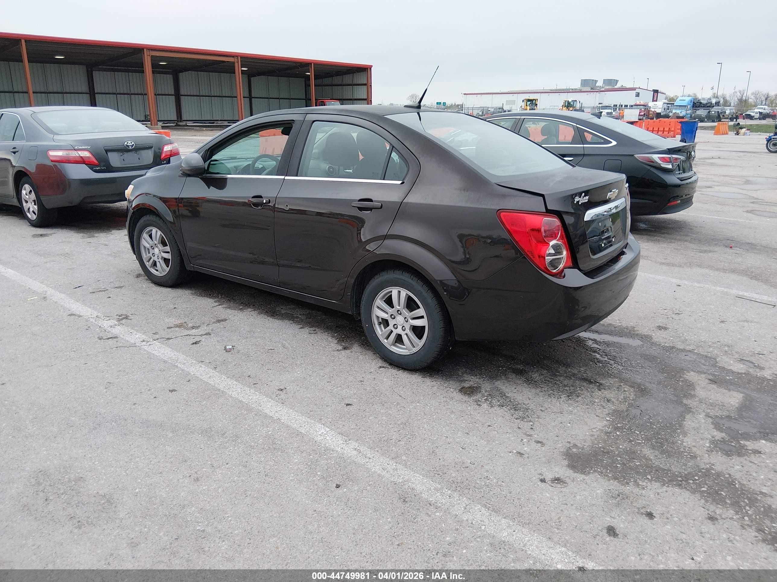 2013 Chevrolet Sonic Lt Auto Black vin: 1G1JC5SH6D4246120