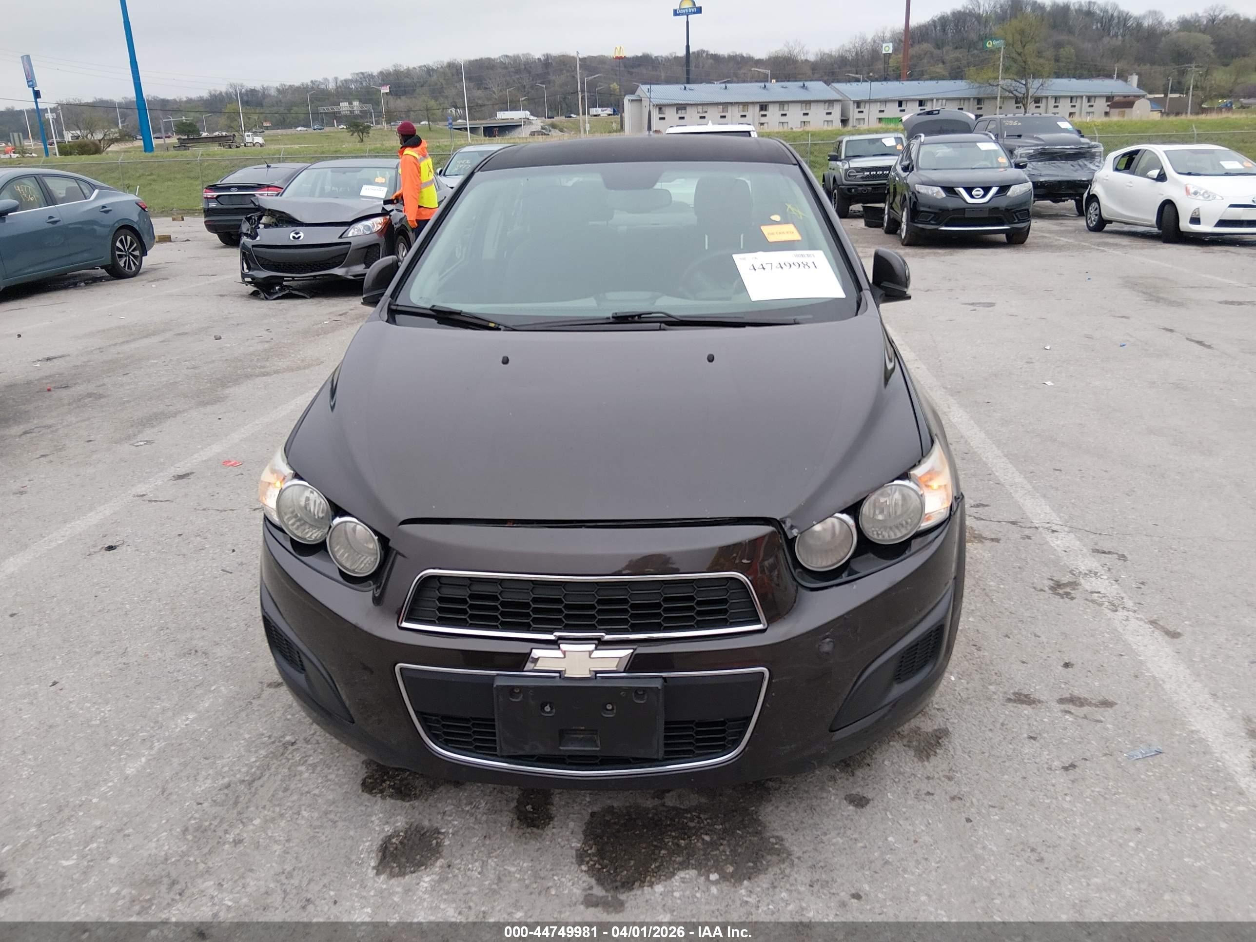 2013 Chevrolet Sonic Lt Auto Black vin: 1G1JC5SH6D4246120