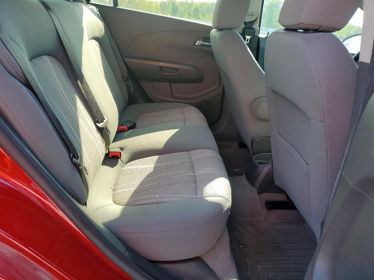 2014 Chevrolet Sonic Lt Red vin: 1G1JC5SH6E4140638