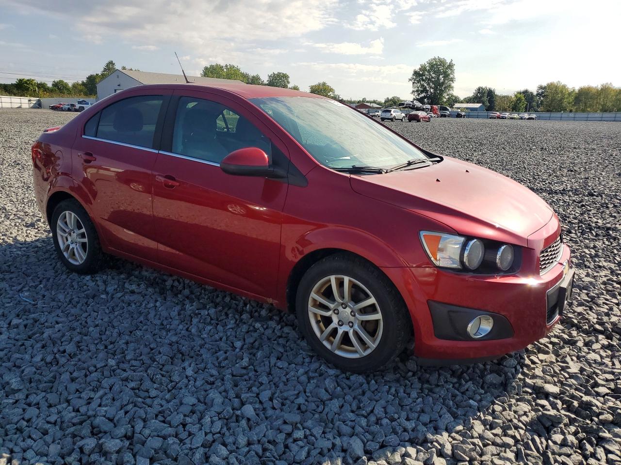 2014 Chevrolet Sonic Lt Red vin: 1G1JC5SH6E4140638